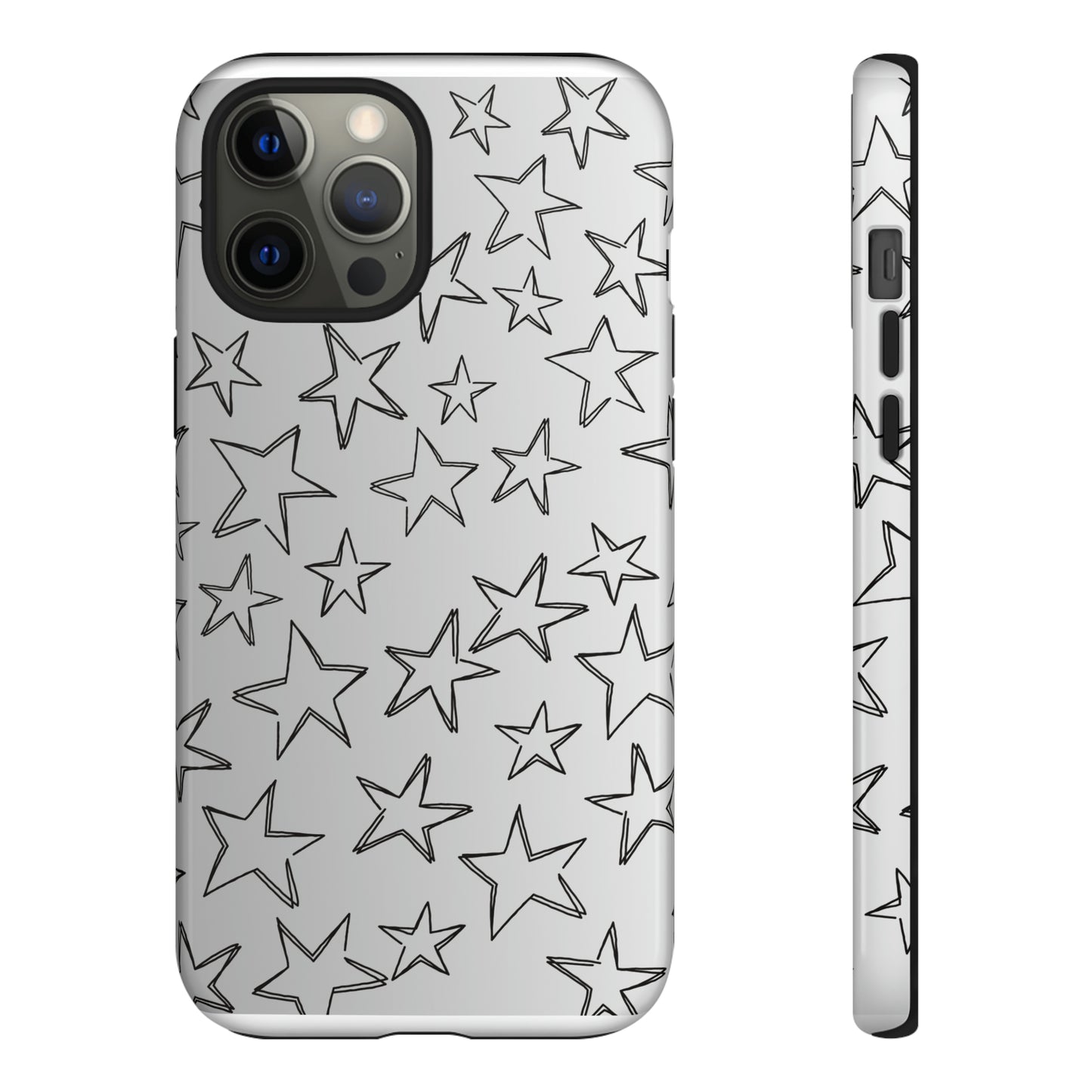 Black to White Fade Star Case