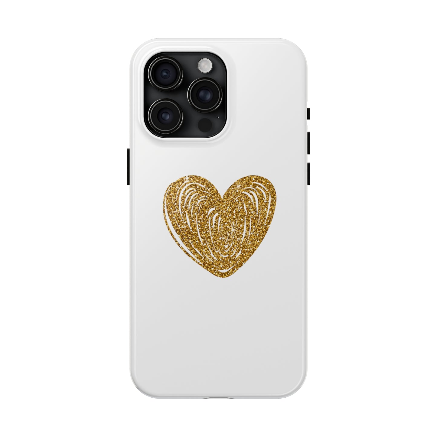 Golden Heart Phone Case