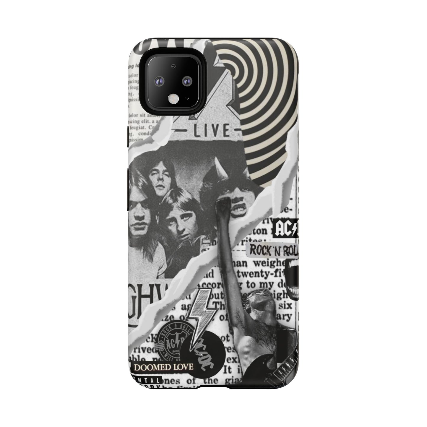 Rock Band Phone Case | Tough Cases, AC/DC Design, Music Lover Gift, Unique Phone Accessory, Birthday Present