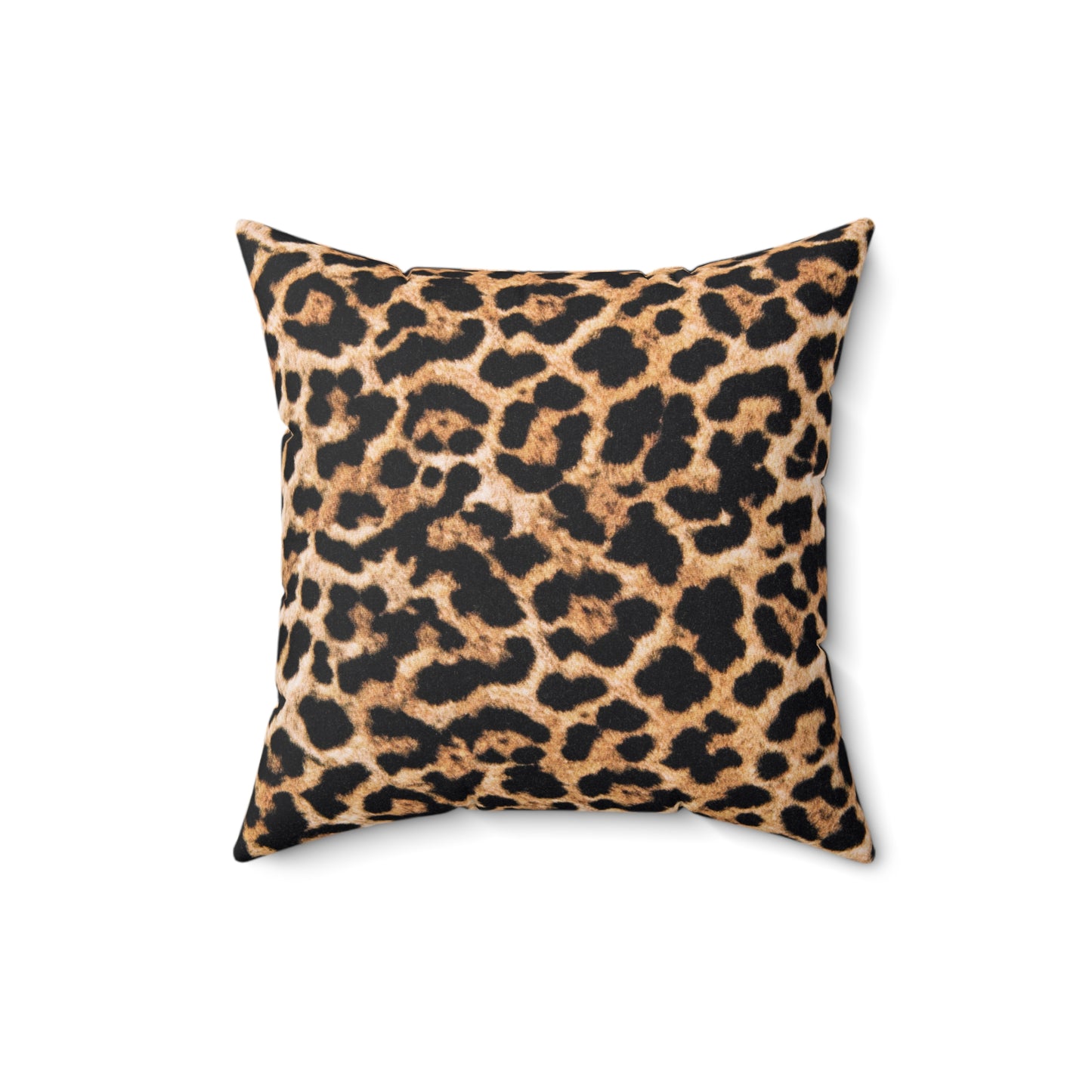 Leopard Print Square Pillow