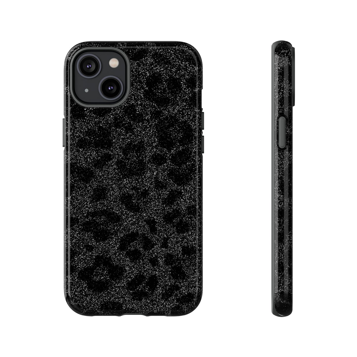 Black Leopard Print Case