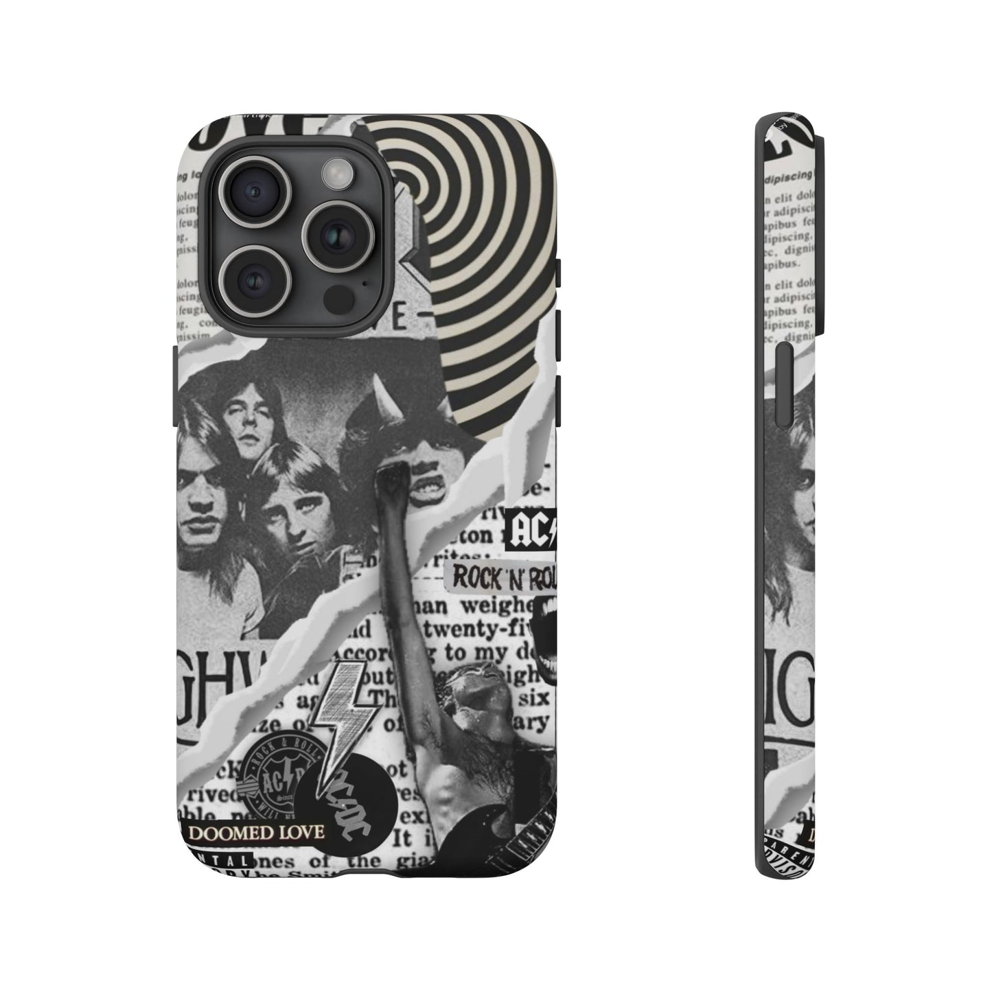 Rock Band Phone Case | Tough Cases, AC/DC Design, Music Lover Gift, Unique Phone Accessory, Birthday Present