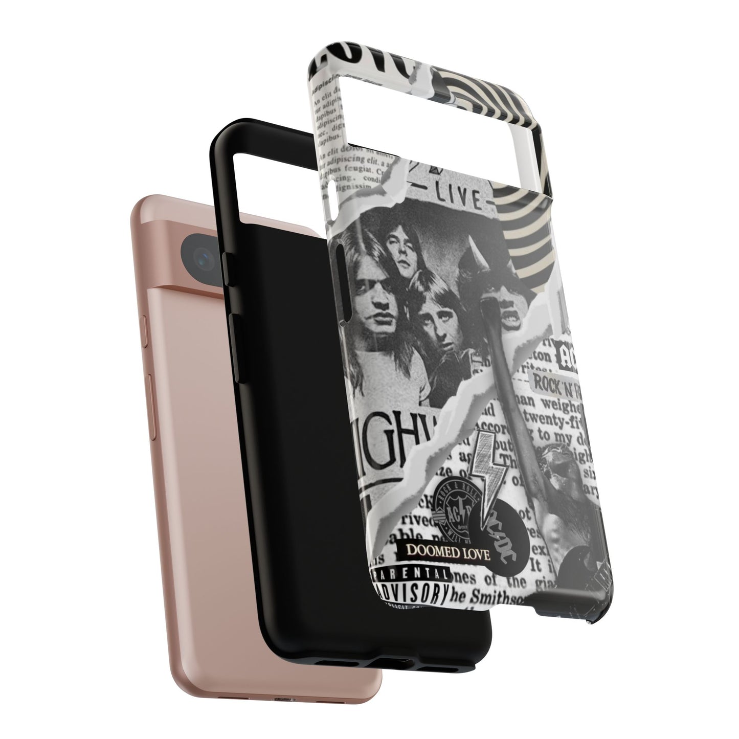 Rock Band Phone Case | Tough Cases, AC/DC Design, Music Lover Gift, Unique Phone Accessory, Birthday Present