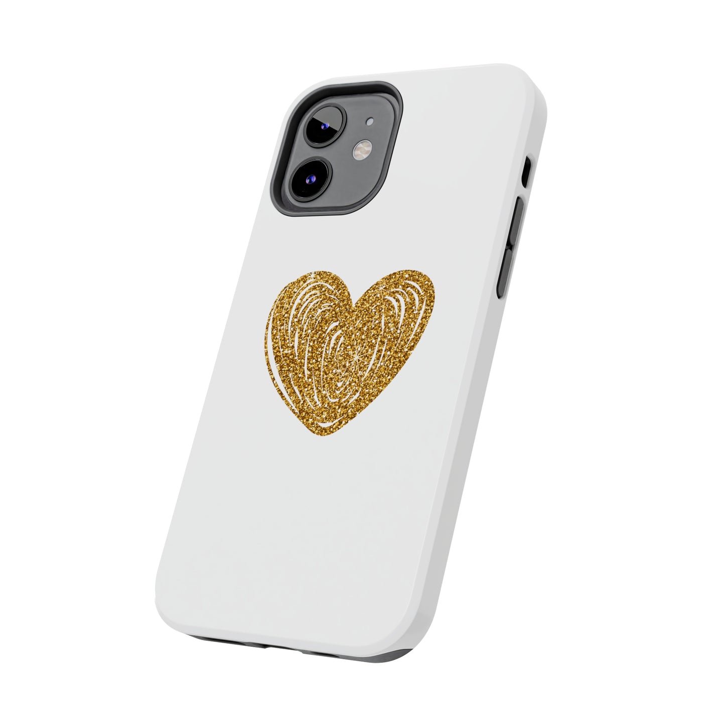 Golden Heart Phone Case