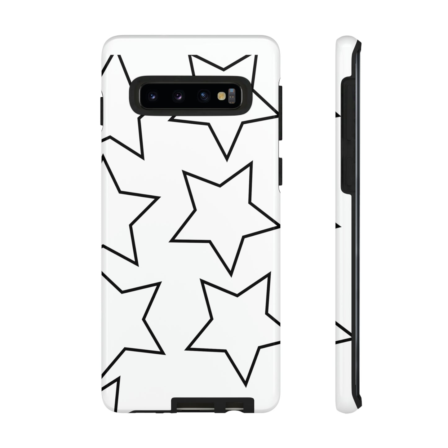 White Big Stars Case