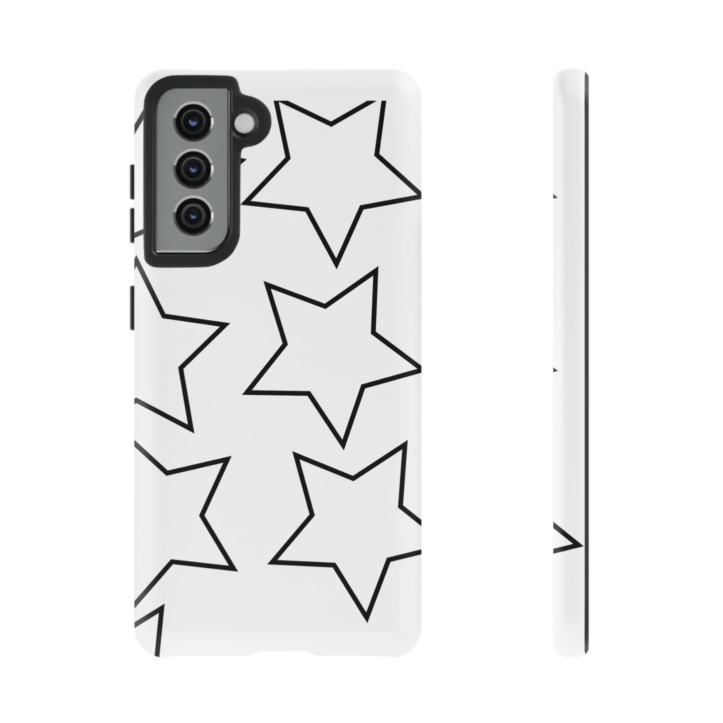 White Big Stars Case