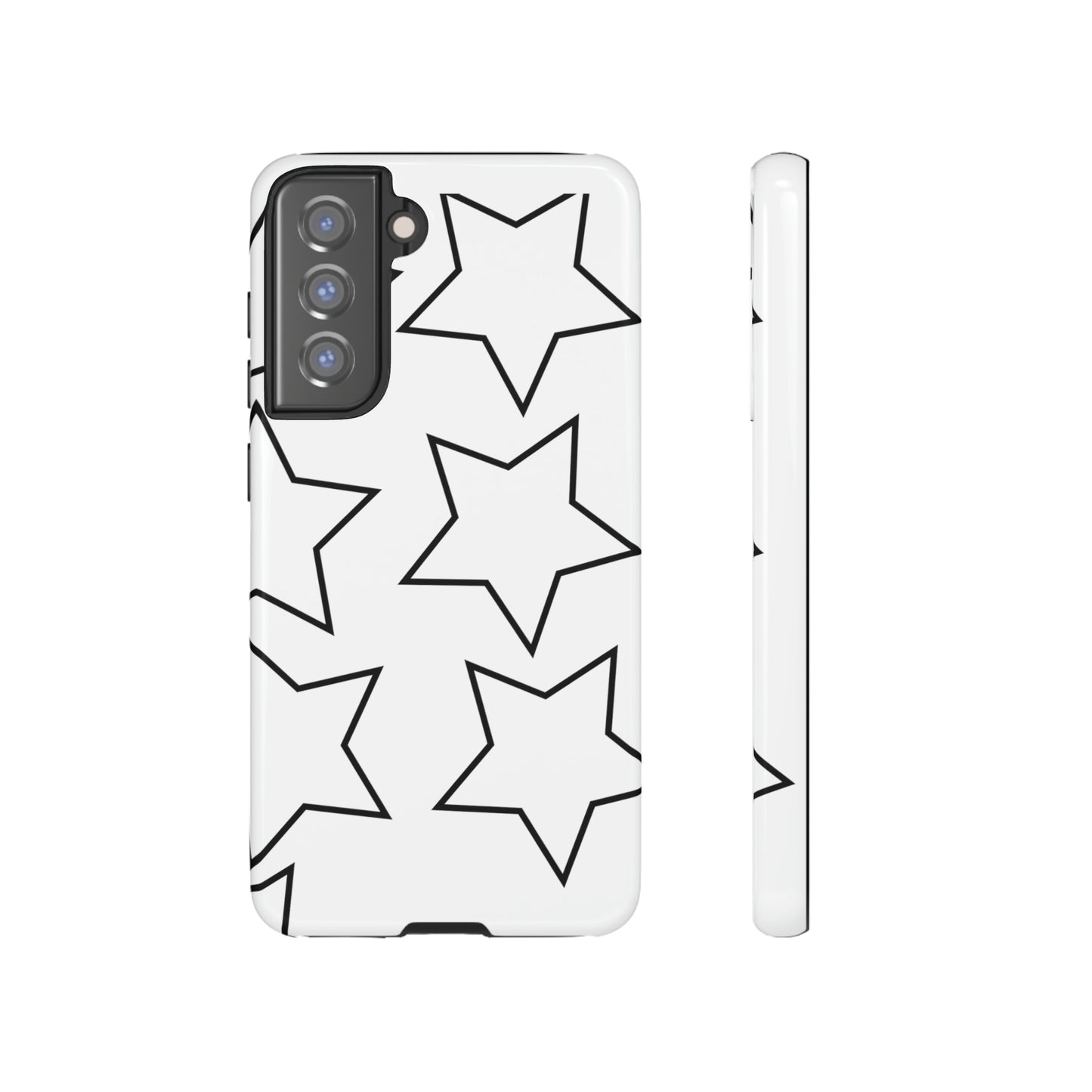 White Big Stars Case