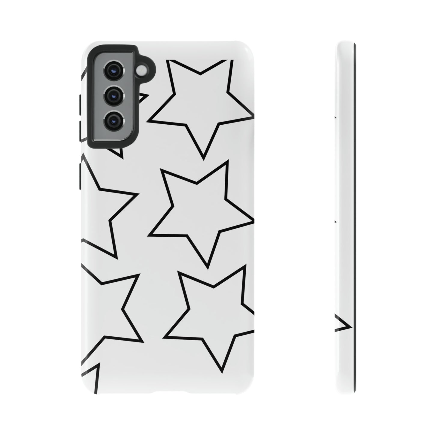 White Big Stars Case