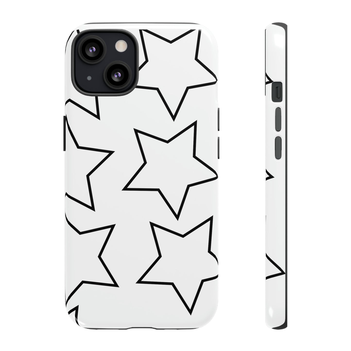 White Big Stars Case