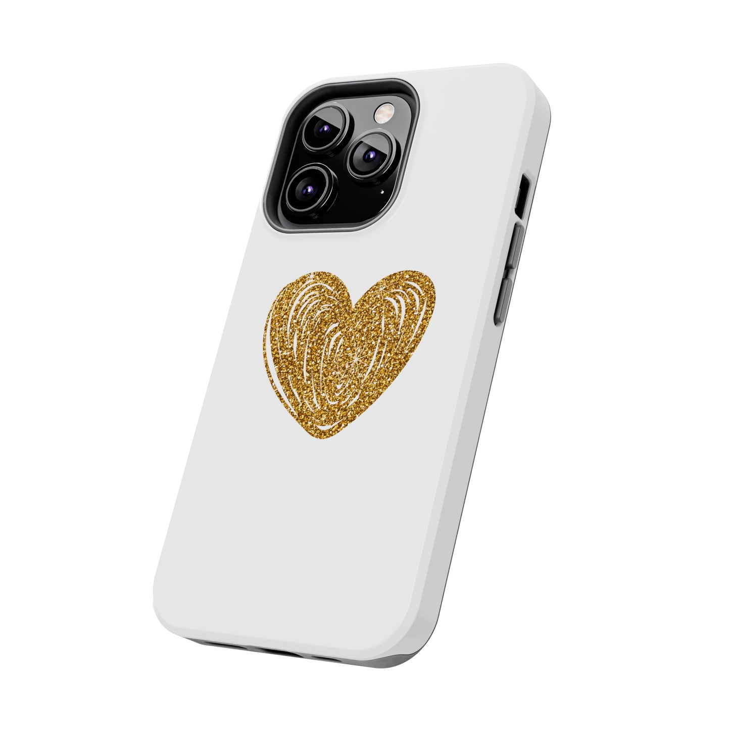 Golden Heart Phone Case