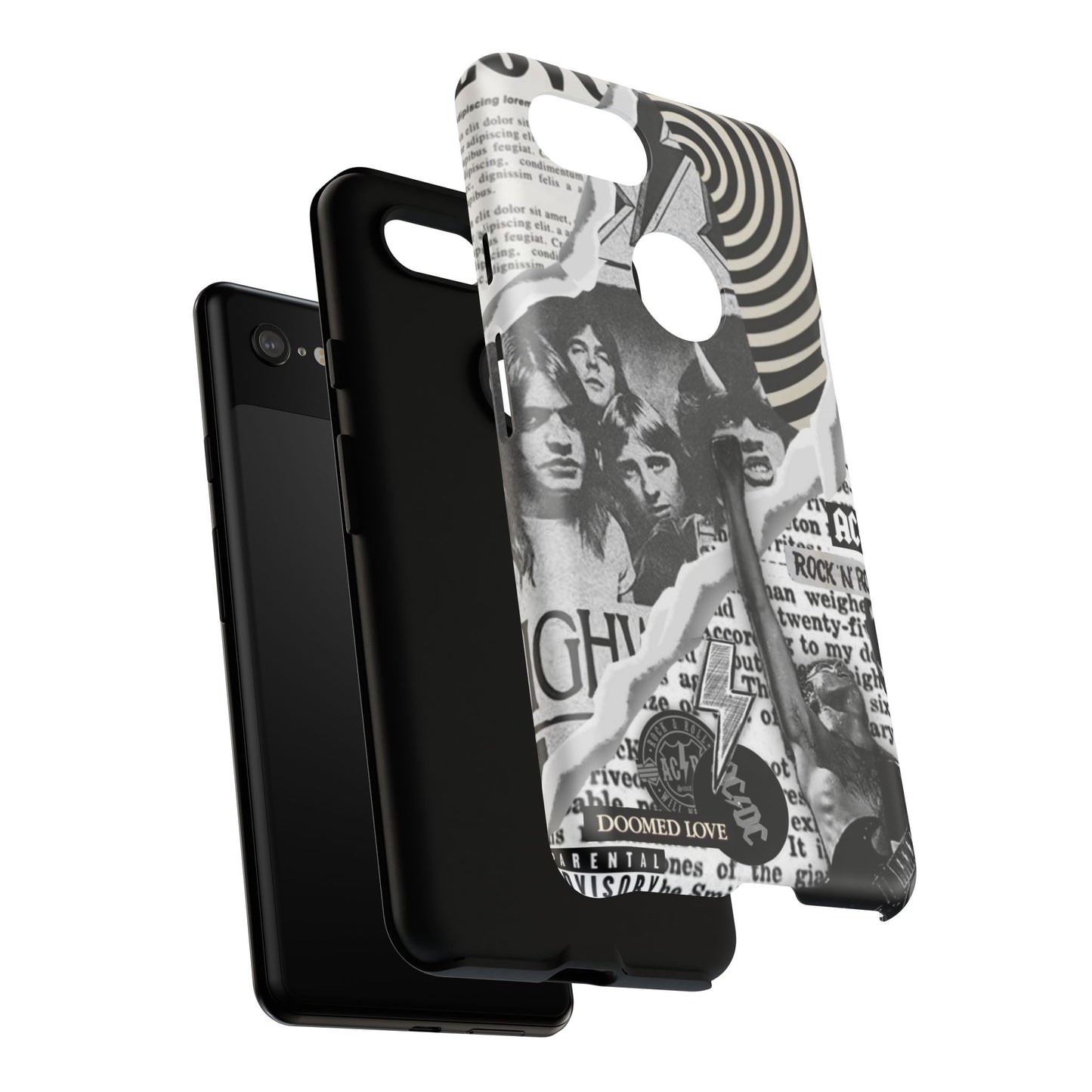 Rock Band Phone Case | Tough Cases, AC/DC Design, Music Lover Gift, Unique Phone Accessory, Birthday Present
