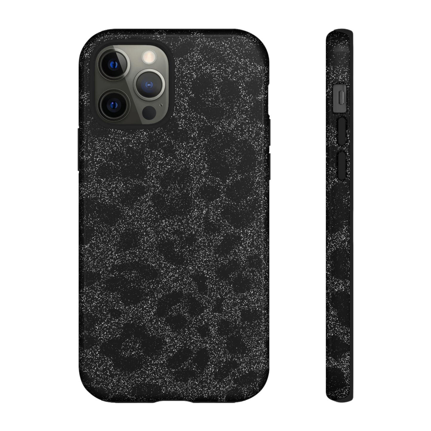 Black Leopard Print Case