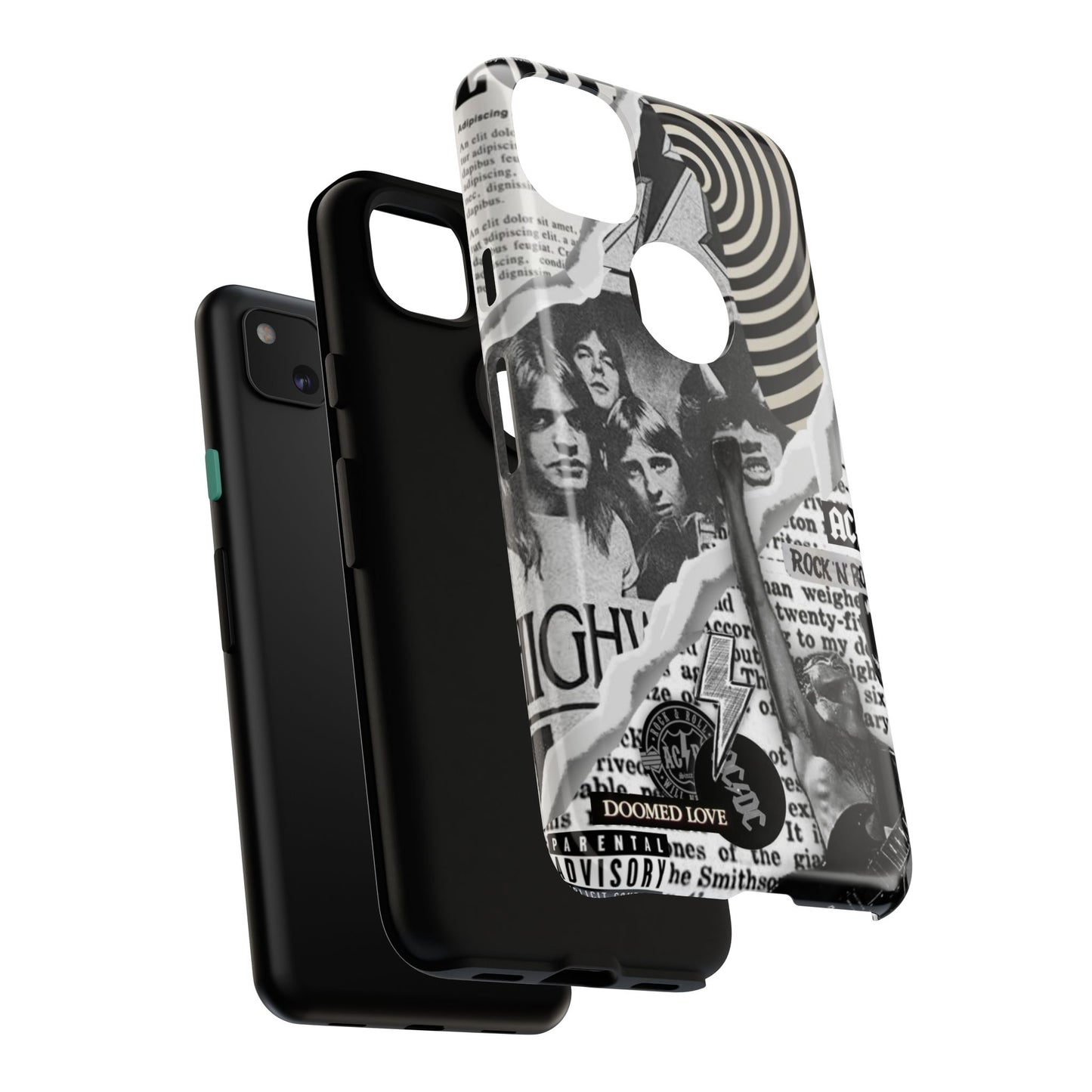 Rock Band Phone Case | Tough Cases, AC/DC Design, Music Lover Gift, Unique Phone Accessory, Birthday Present