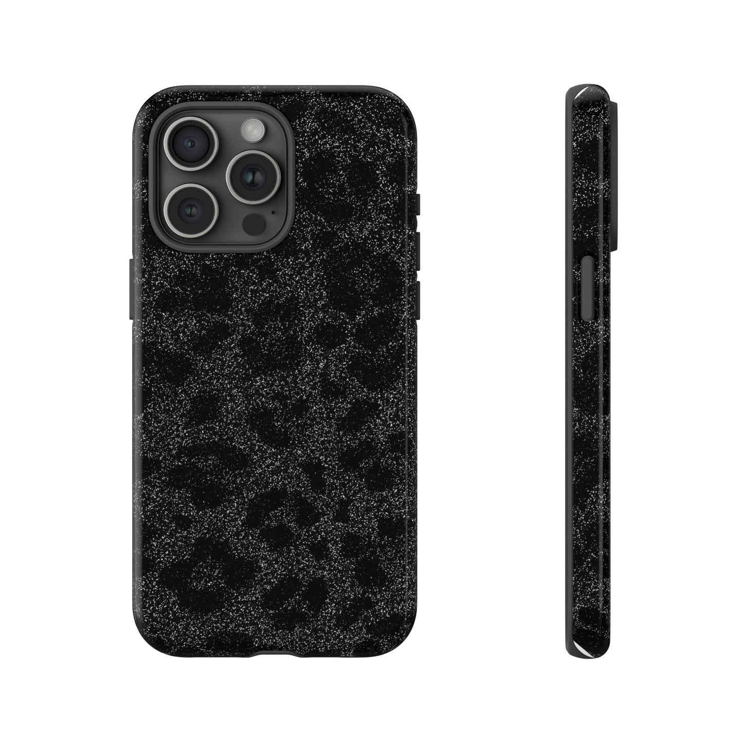 Black Leopard Print Case