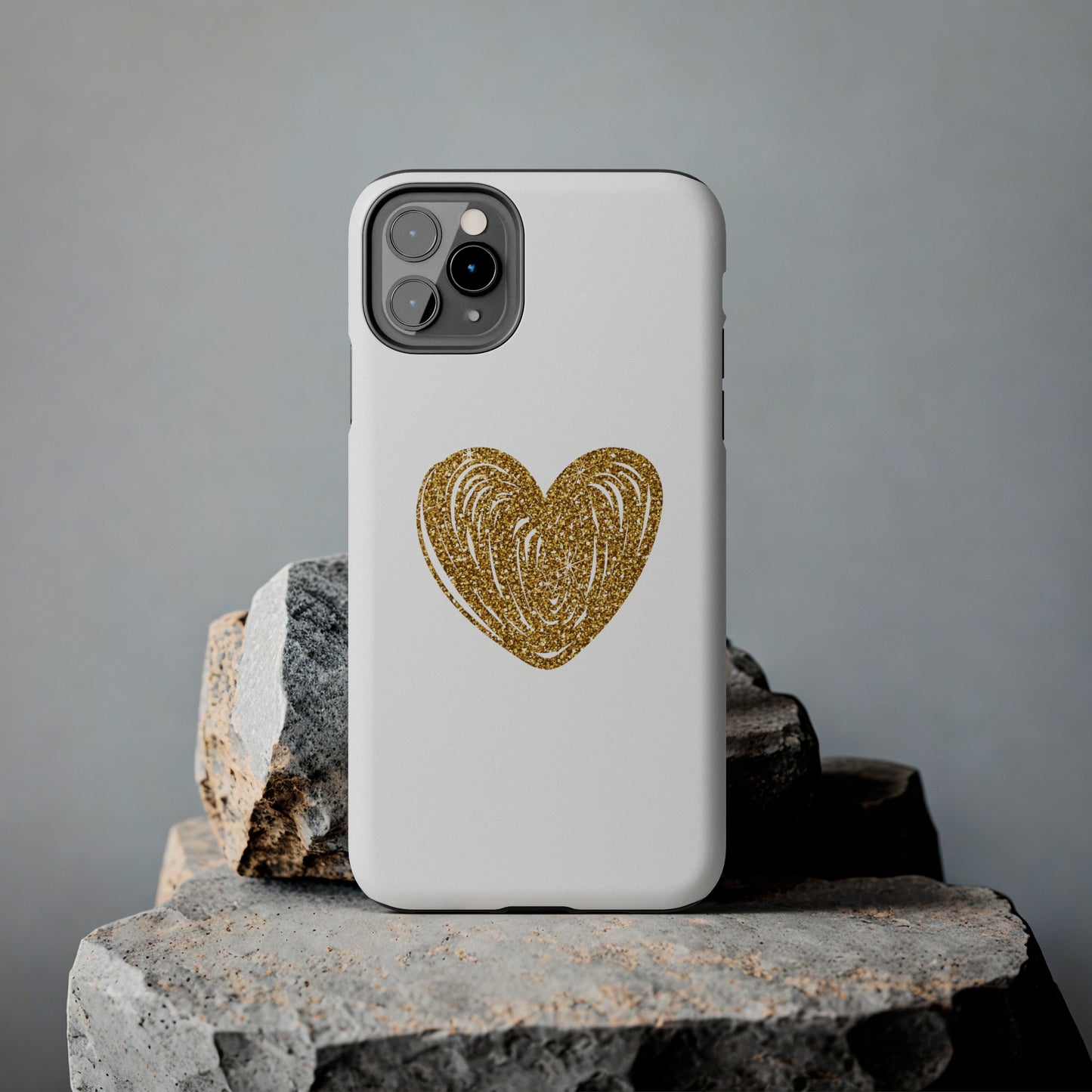 Golden Heart Phone Case