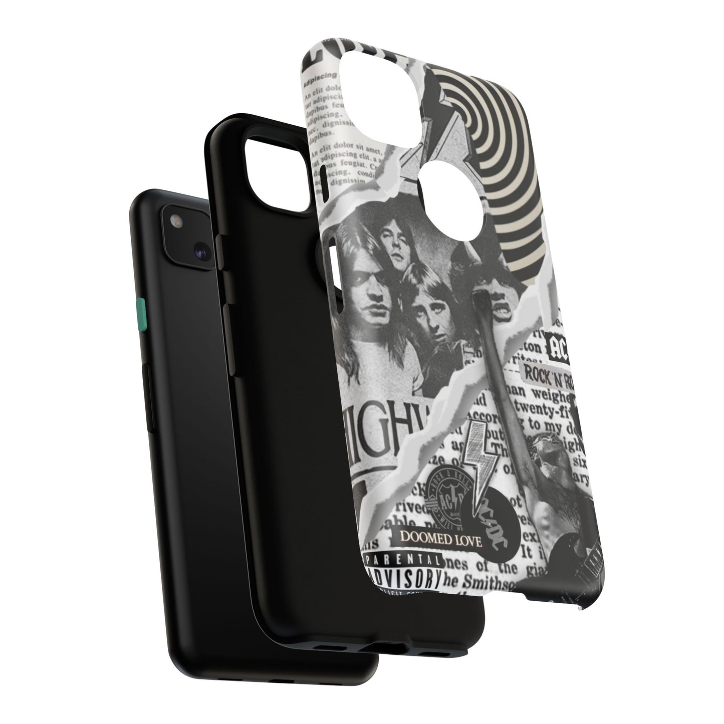 Rock Band Phone Case | Tough Cases, AC/DC Design, Music Lover Gift, Unique Phone Accessory, Birthday Present
