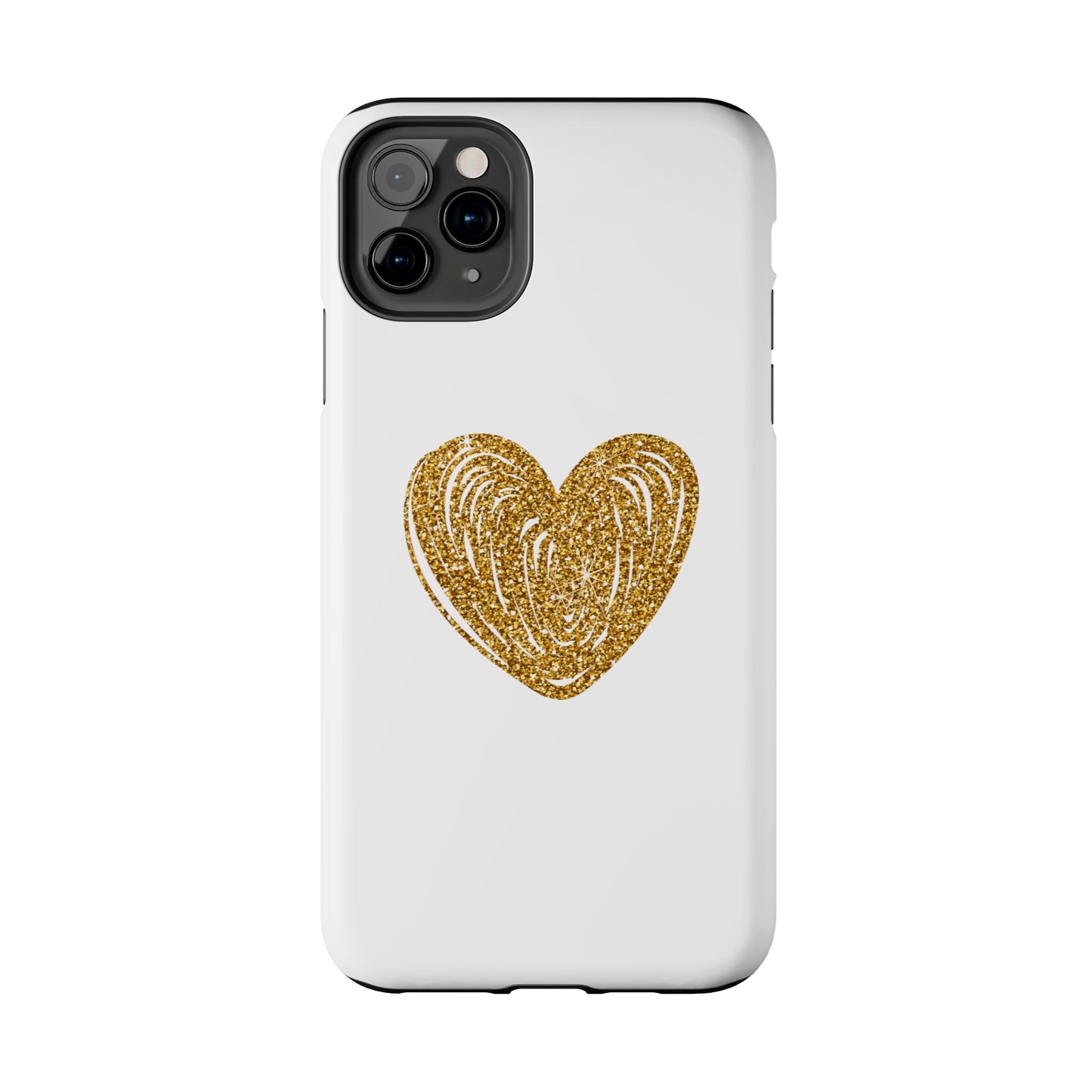 Golden Heart Phone Case