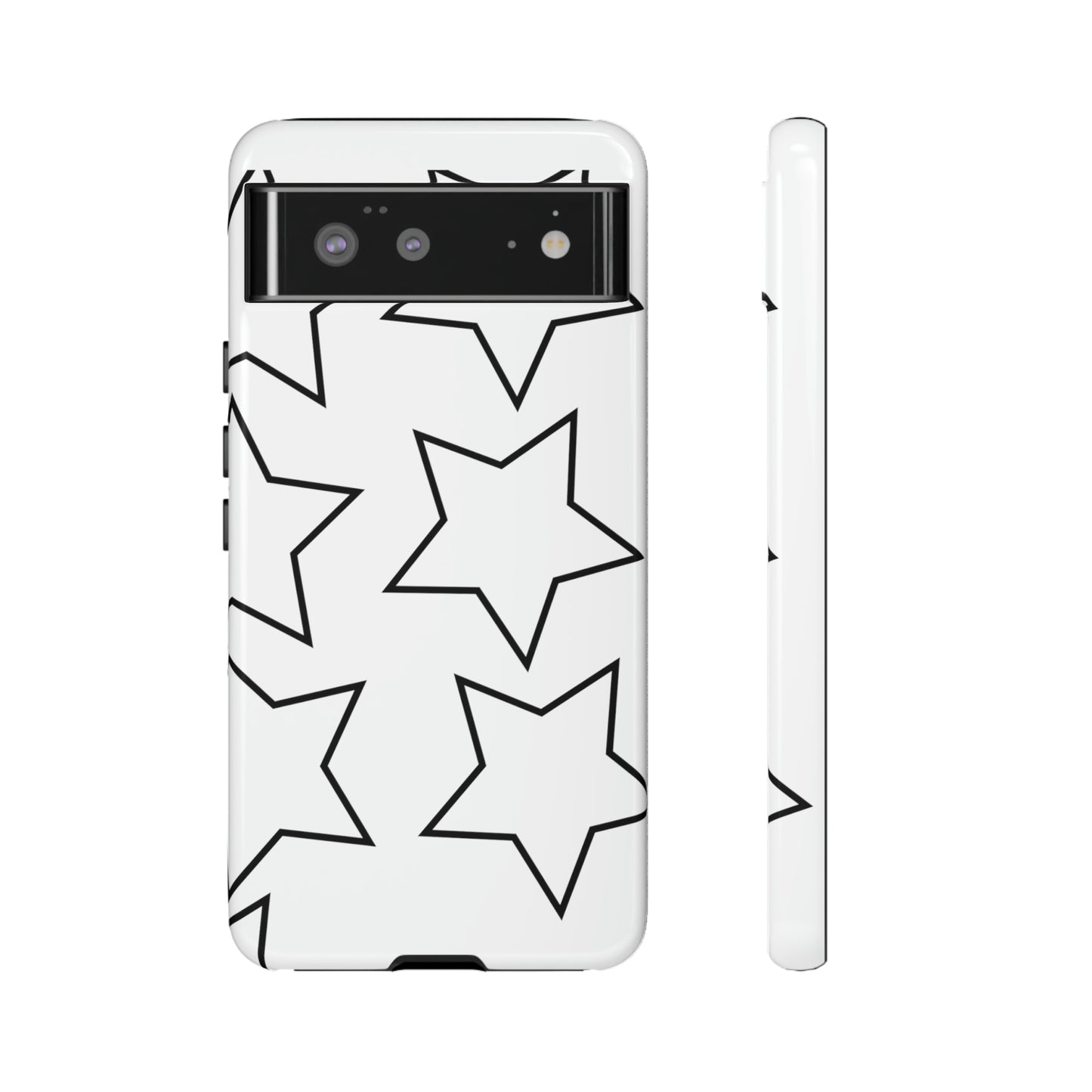 White Big Stars Case