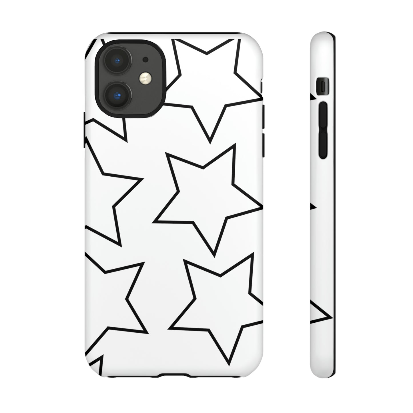 White Big Stars Case