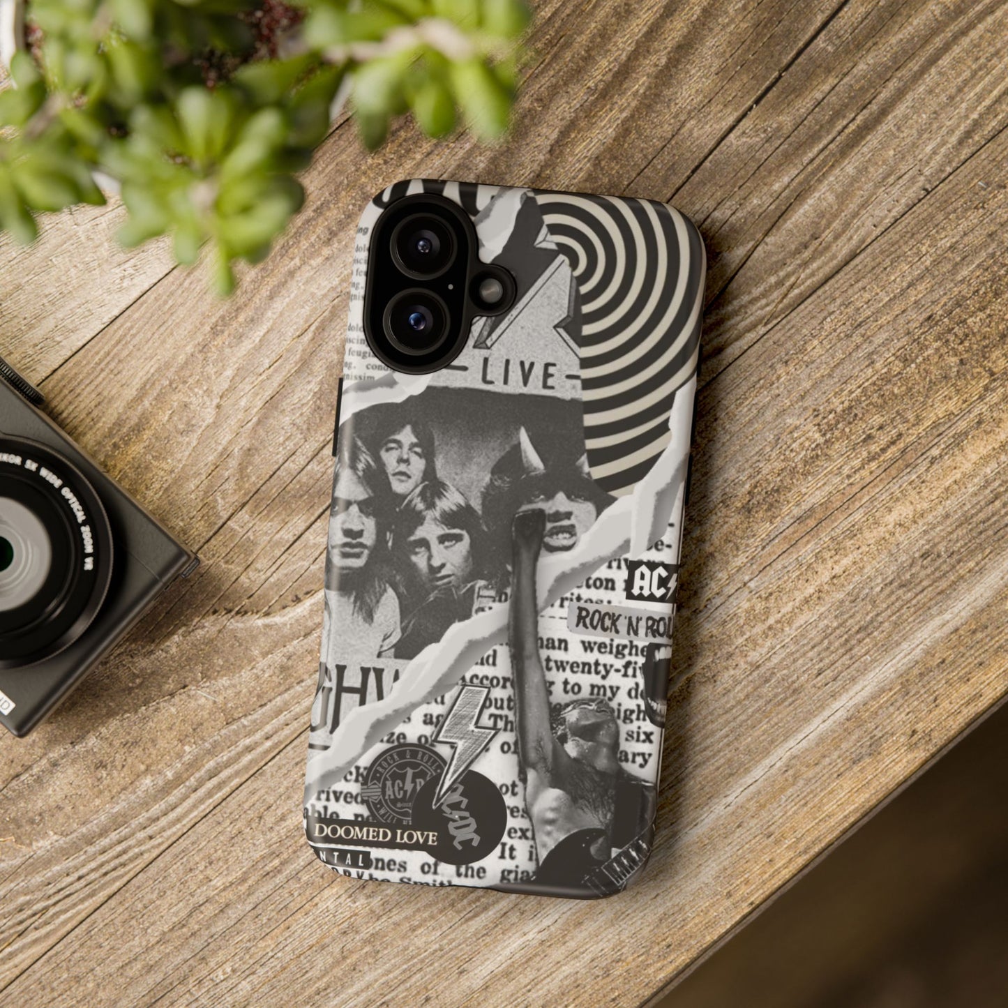 Rock Band Phone Case | Tough Cases, AC/DC Design, Music Lover Gift, Unique Phone Accessory, Birthday Present