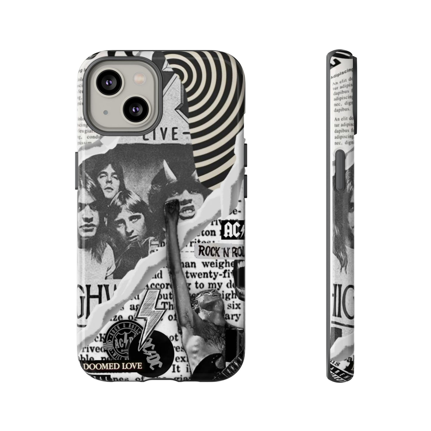 Rock Band Phone Case | Tough Cases, AC/DC Design, Music Lover Gift, Unique Phone Accessory, Birthday Present