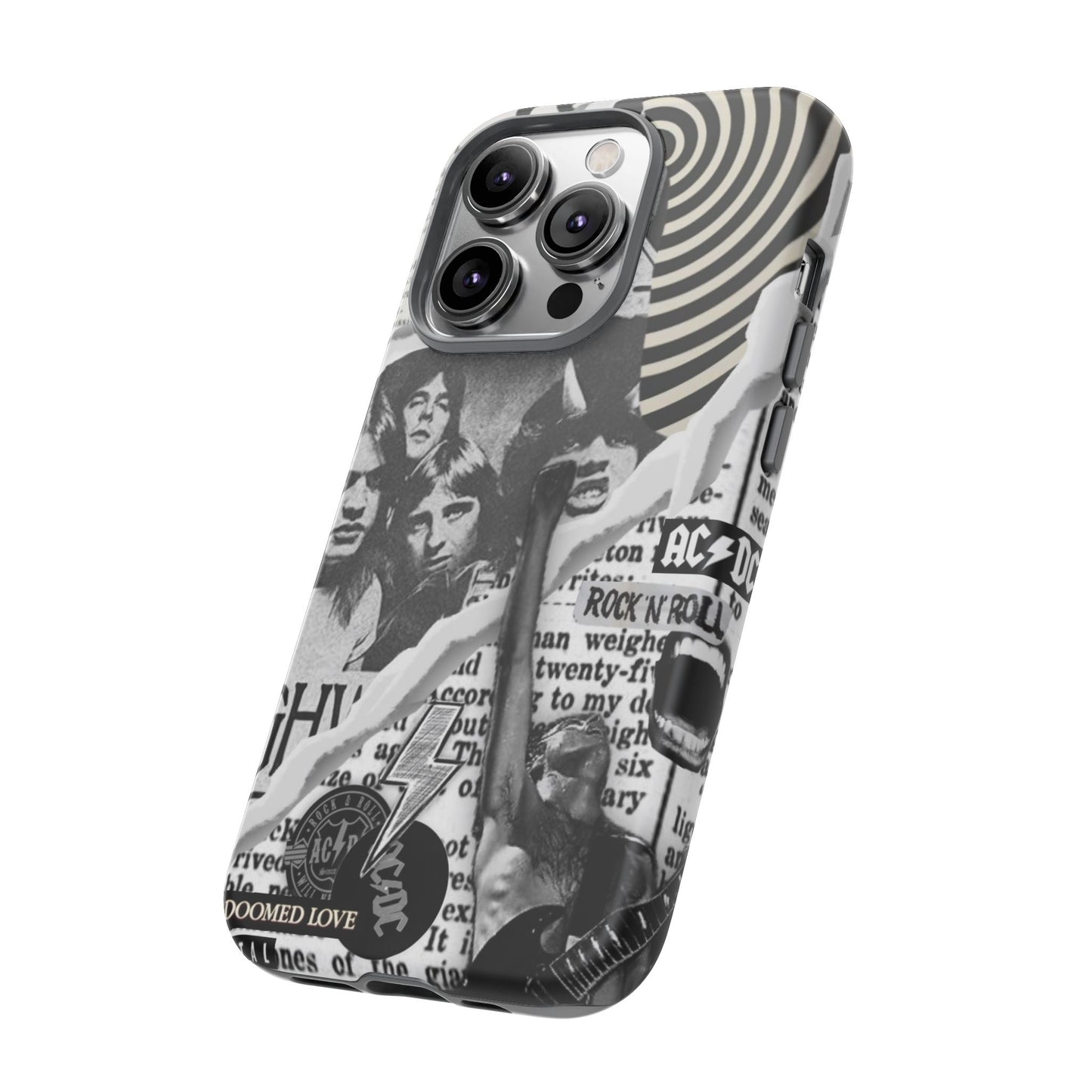 Rock Band Phone Case | Tough Cases, AC/DC Design, Music Lover Gift, Unique Phone Accessory, Birthday Present