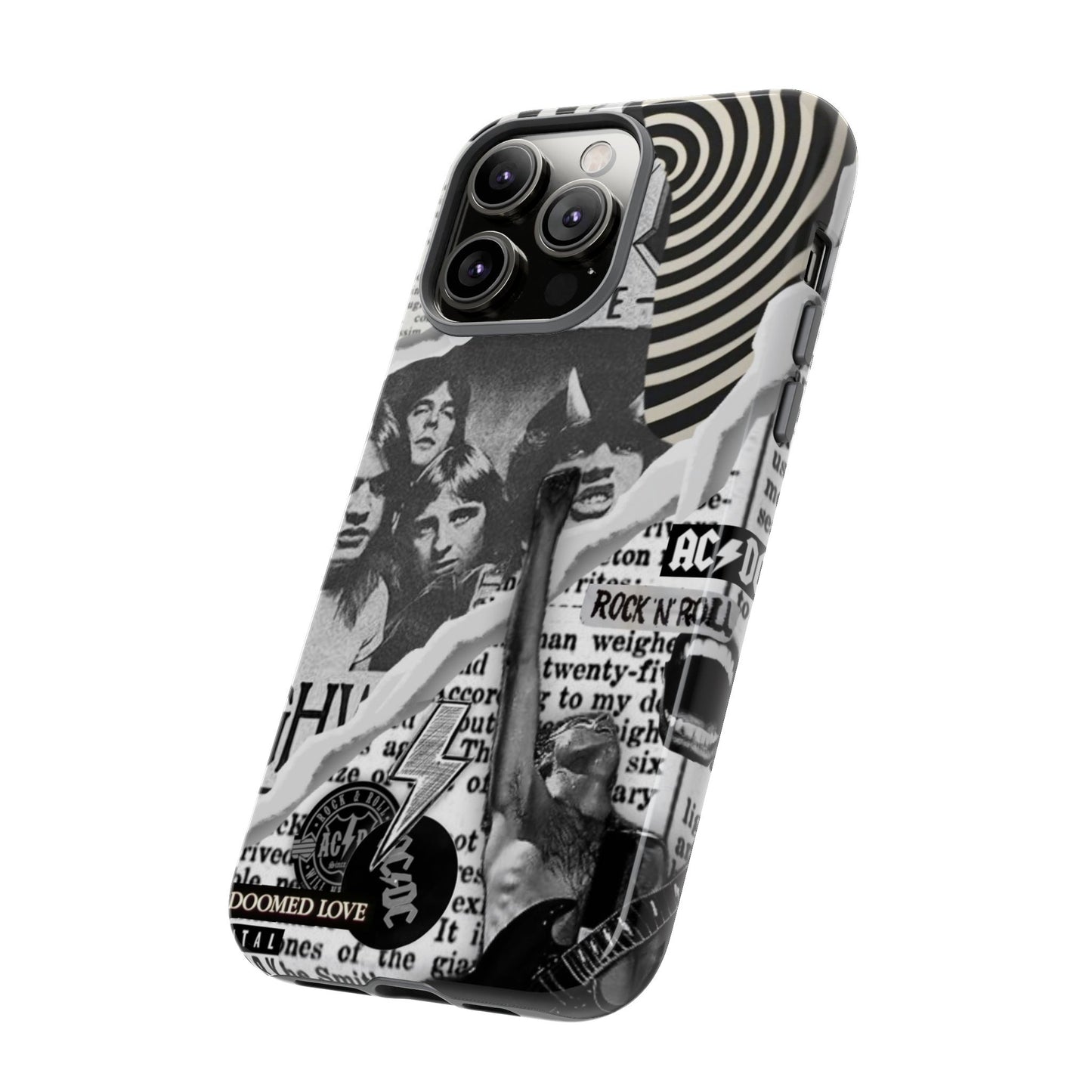 Rock Band Phone Case | Tough Cases, AC/DC Design, Music Lover Gift, Unique Phone Accessory, Birthday Present