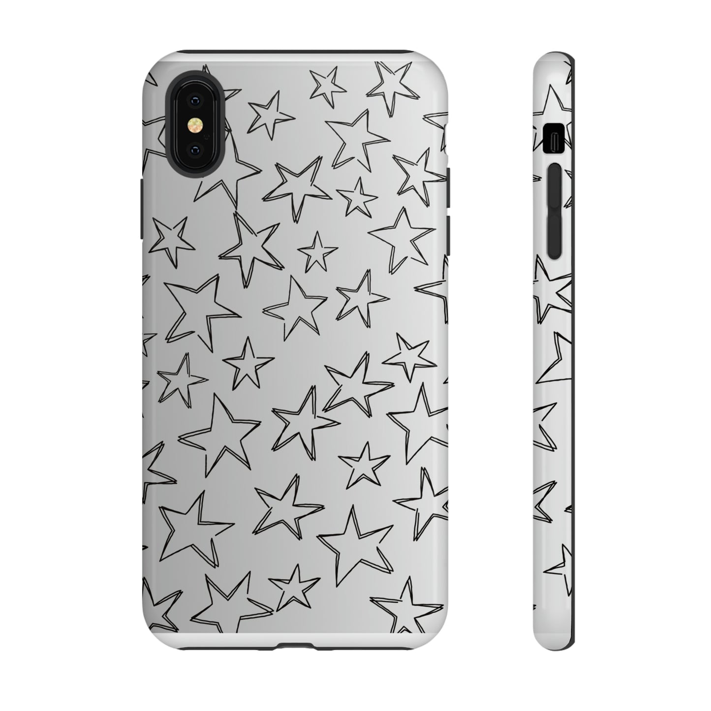 Black to White Fade Star Case
