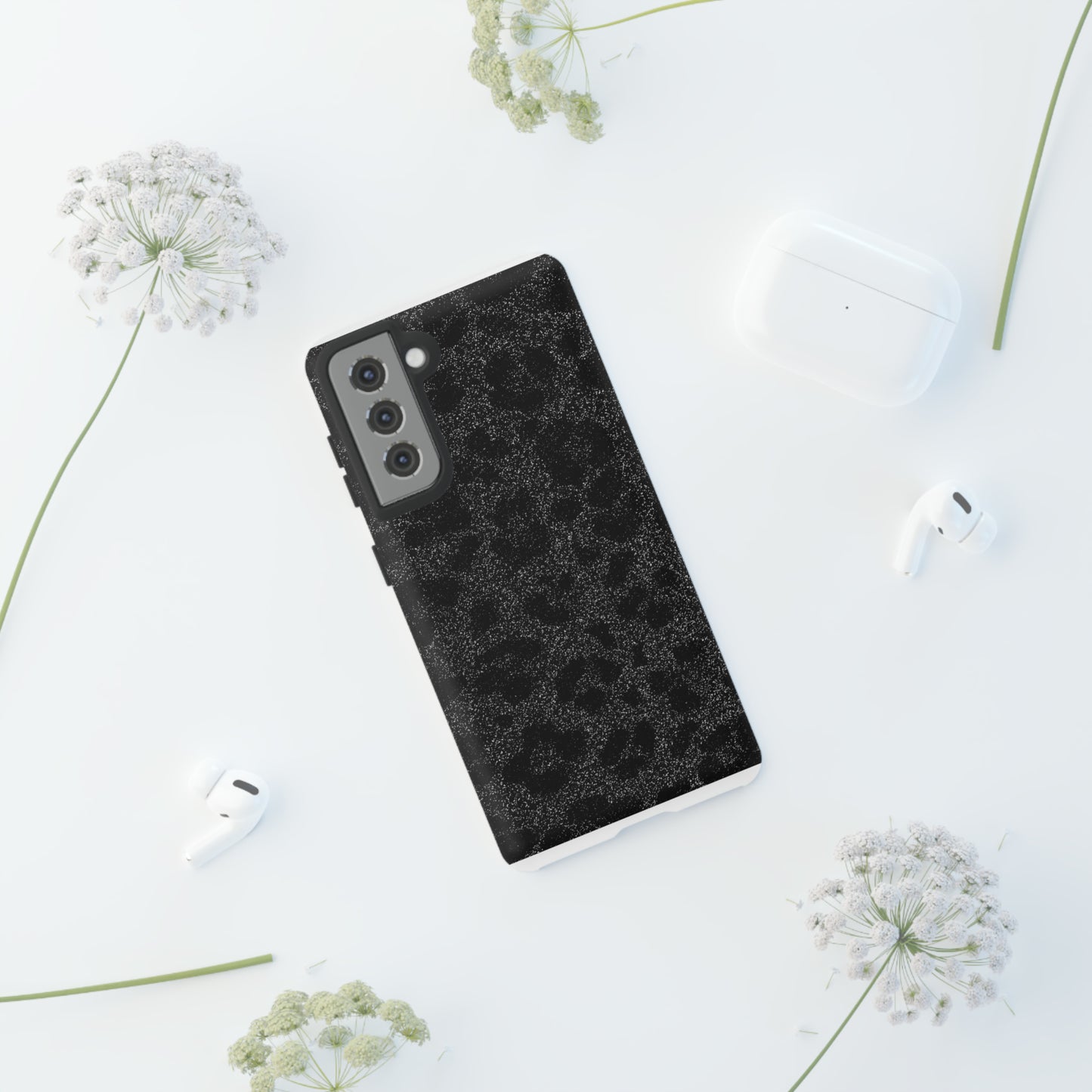 Black Leopard Print Case