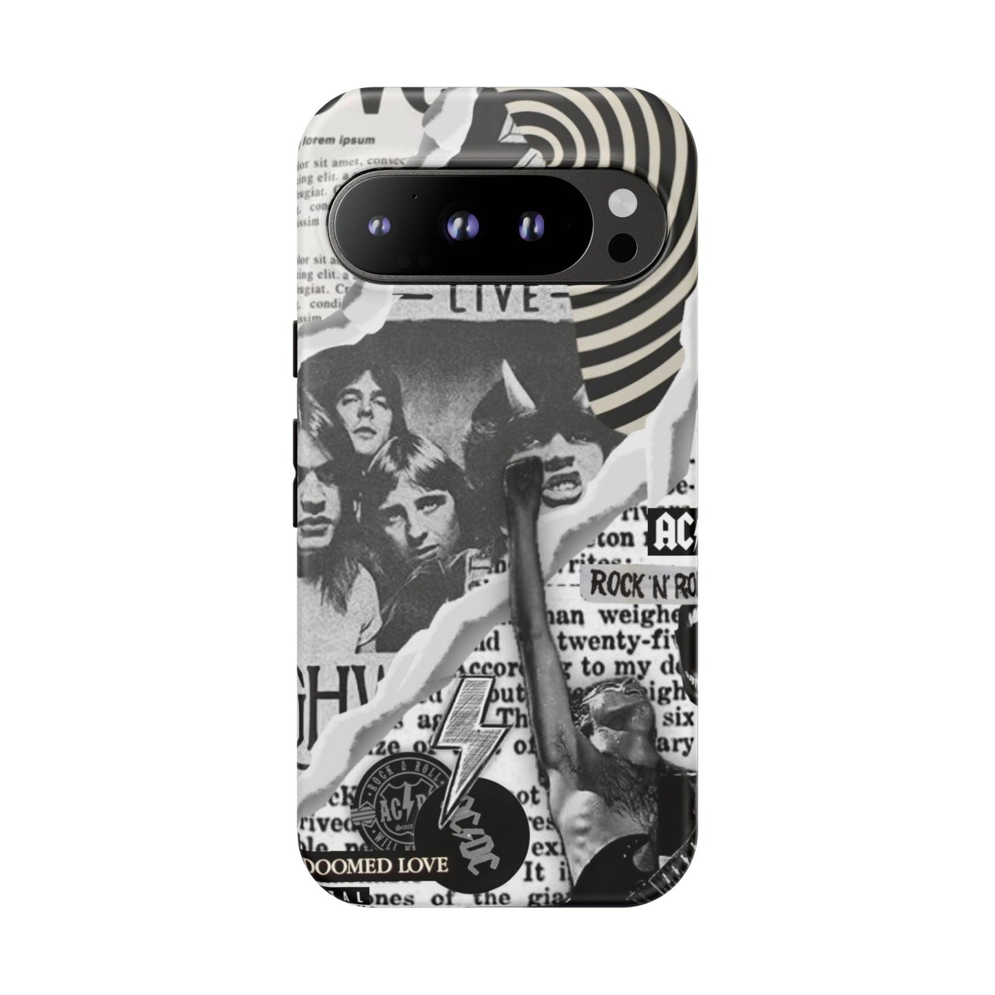 Rock Band Phone Case | Tough Cases, AC/DC Design, Music Lover Gift, Unique Phone Accessory, Birthday Present