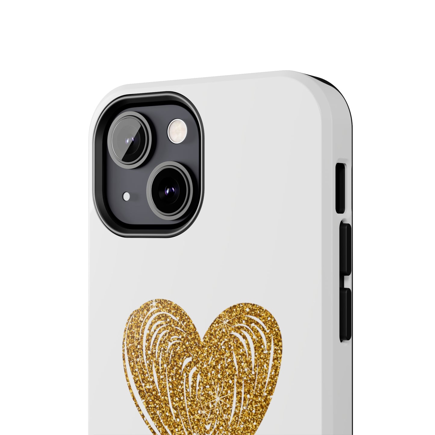 Golden Heart Phone Case
