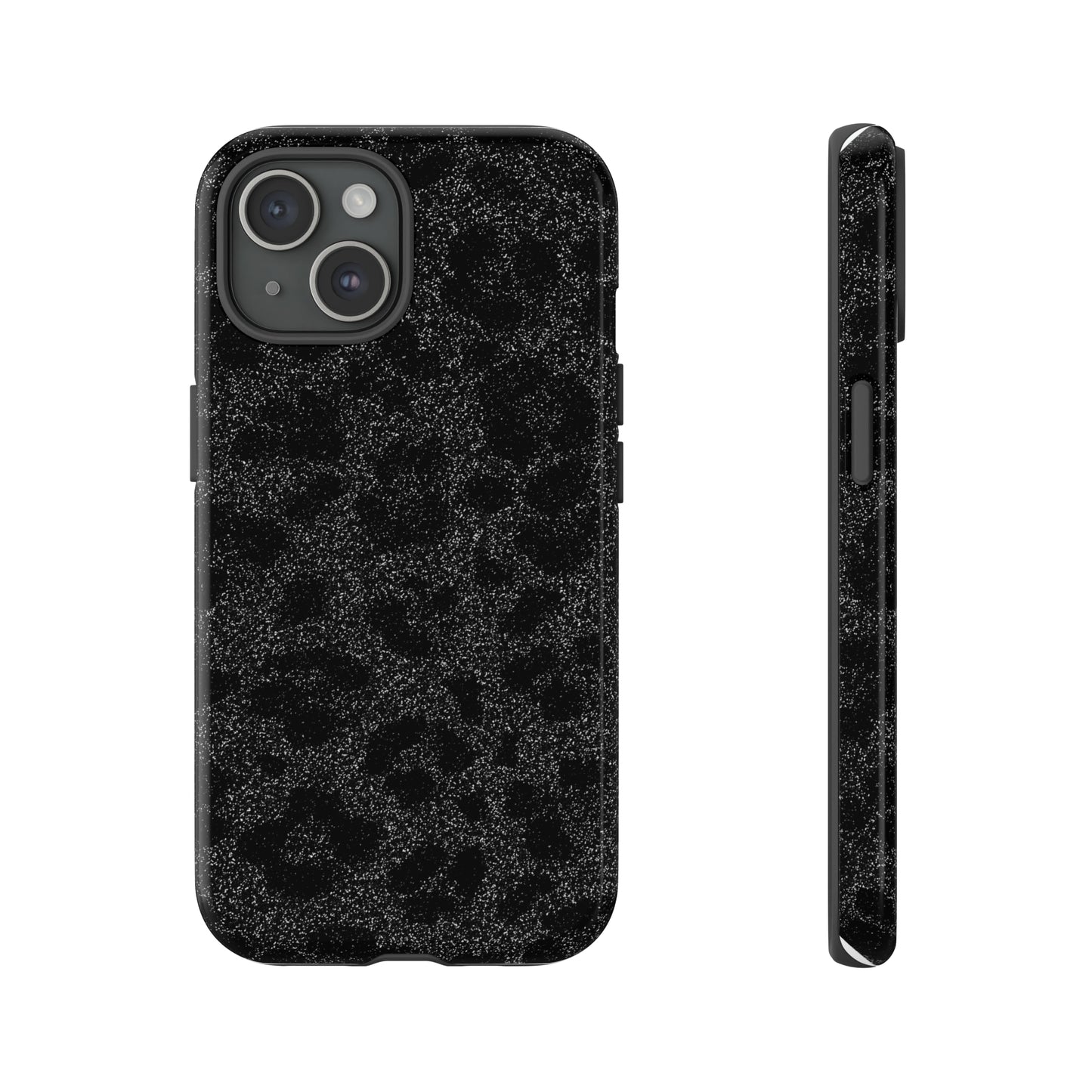 Black Leopard Print Case