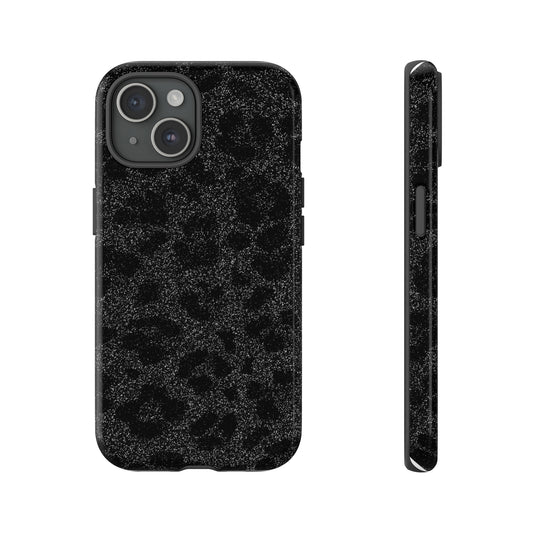 Black Leopard Print Case