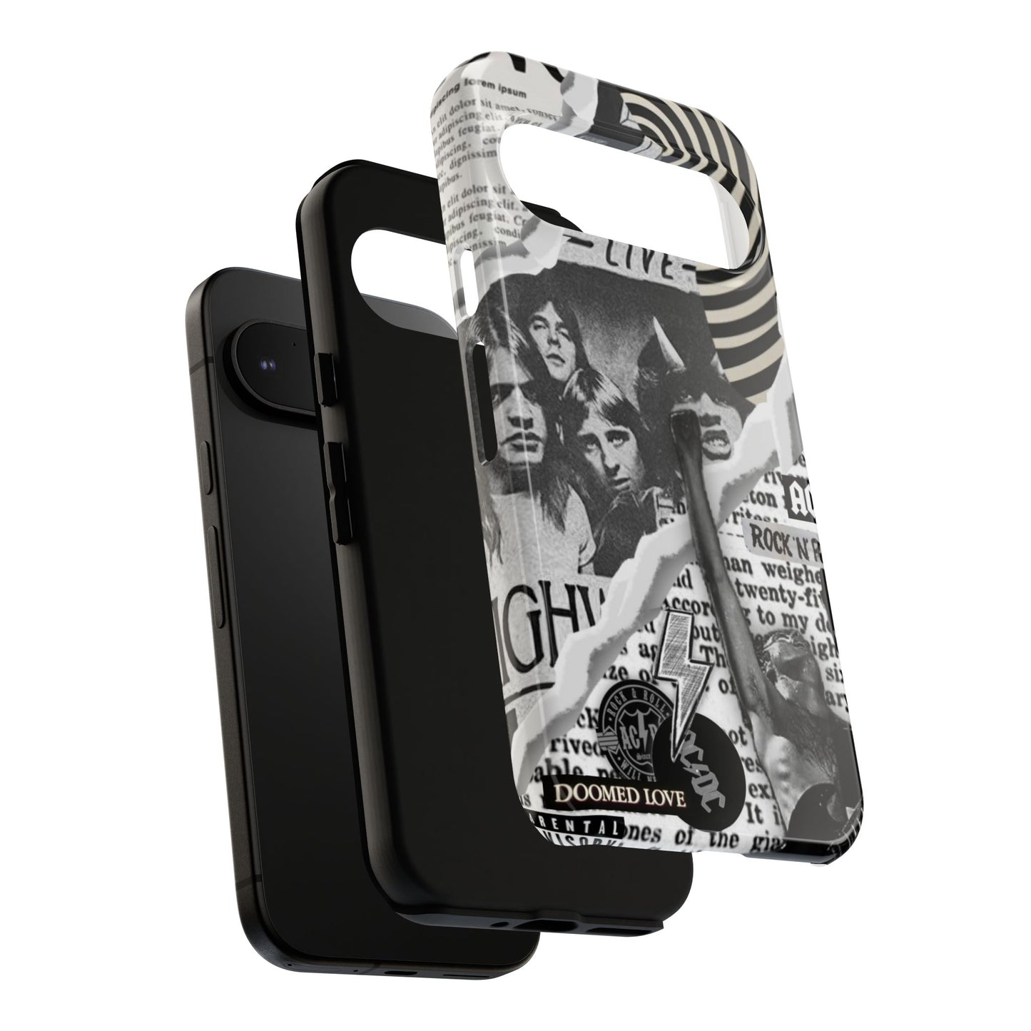 Rock Band Phone Case | Tough Cases, AC/DC Design, Music Lover Gift, Unique Phone Accessory, Birthday Present