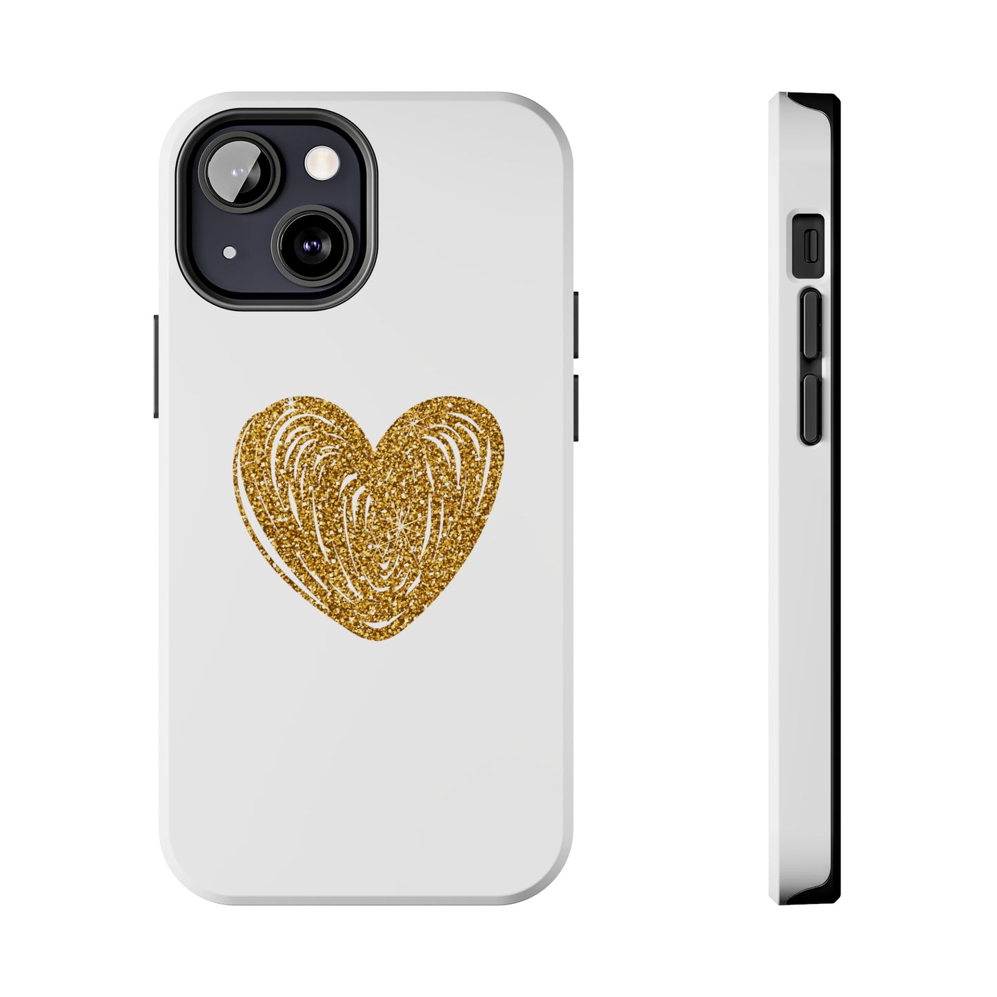 Golden Heart Phone Case