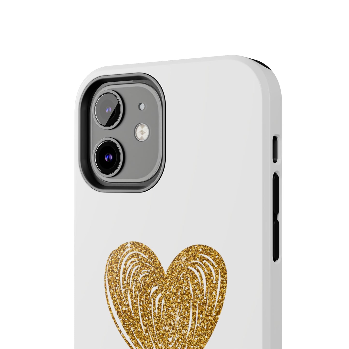 Golden Heart Phone Case