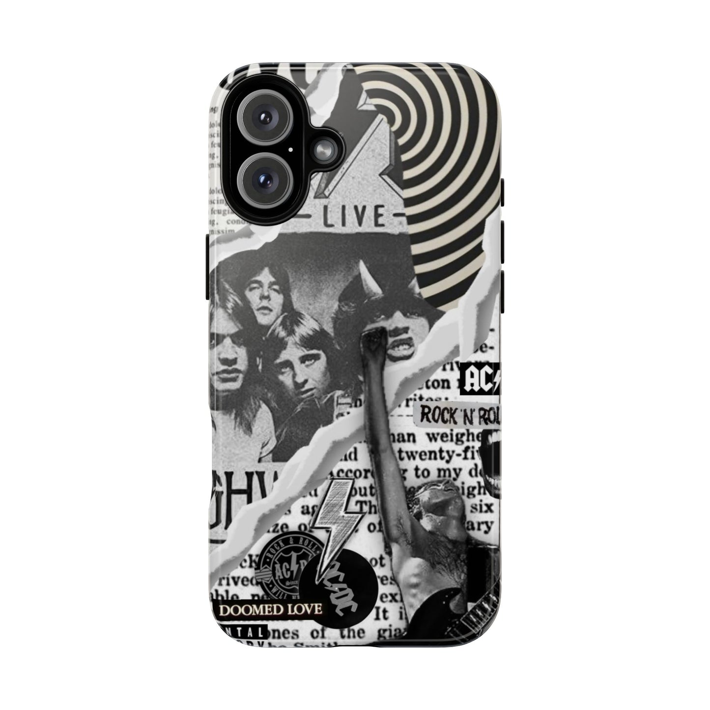 Rock Band Phone Case | Tough Cases, AC/DC Design, Music Lover Gift, Unique Phone Accessory, Birthday Present