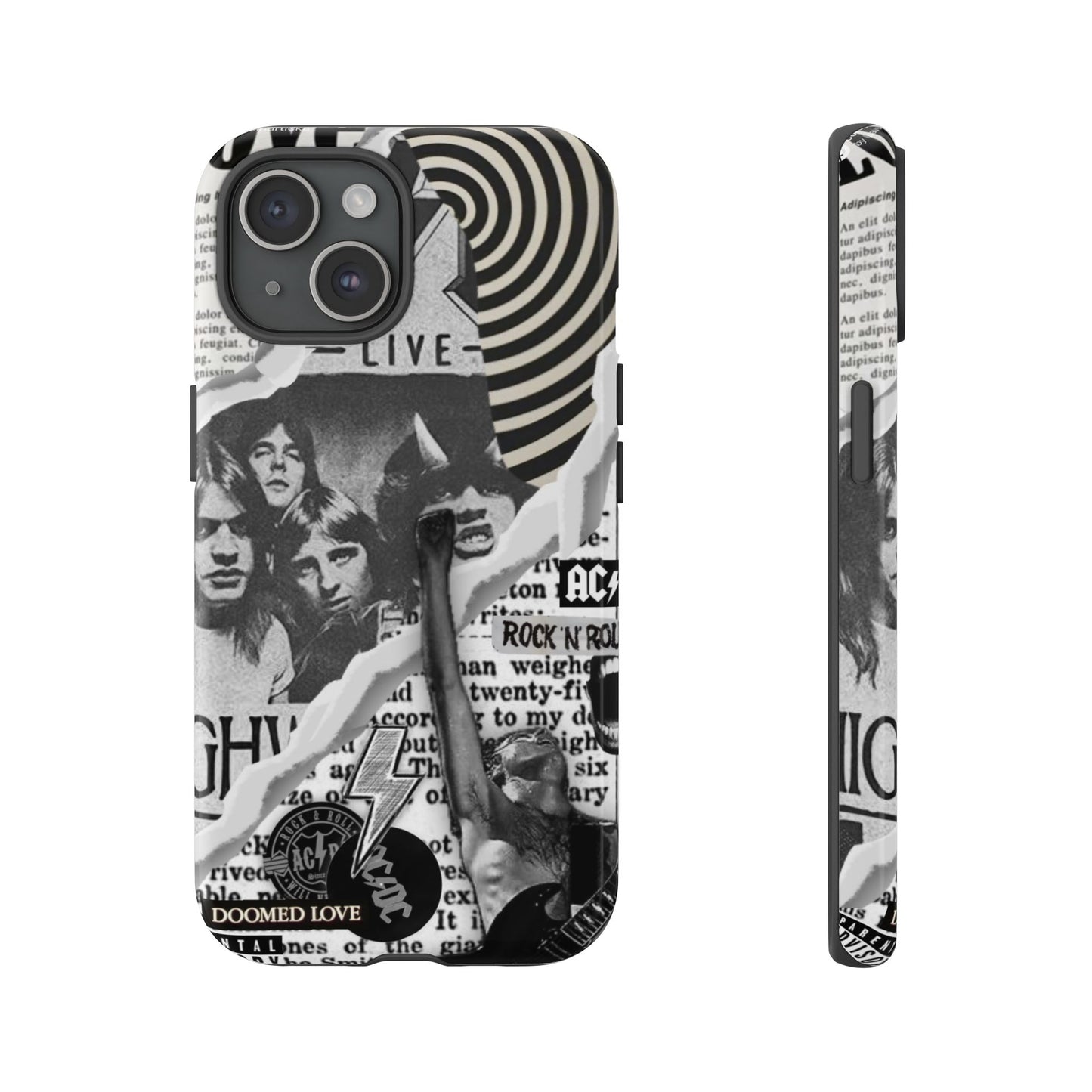 Rock Band Phone Case | Tough Cases, AC/DC Design, Music Lover Gift, Unique Phone Accessory, Birthday Present
