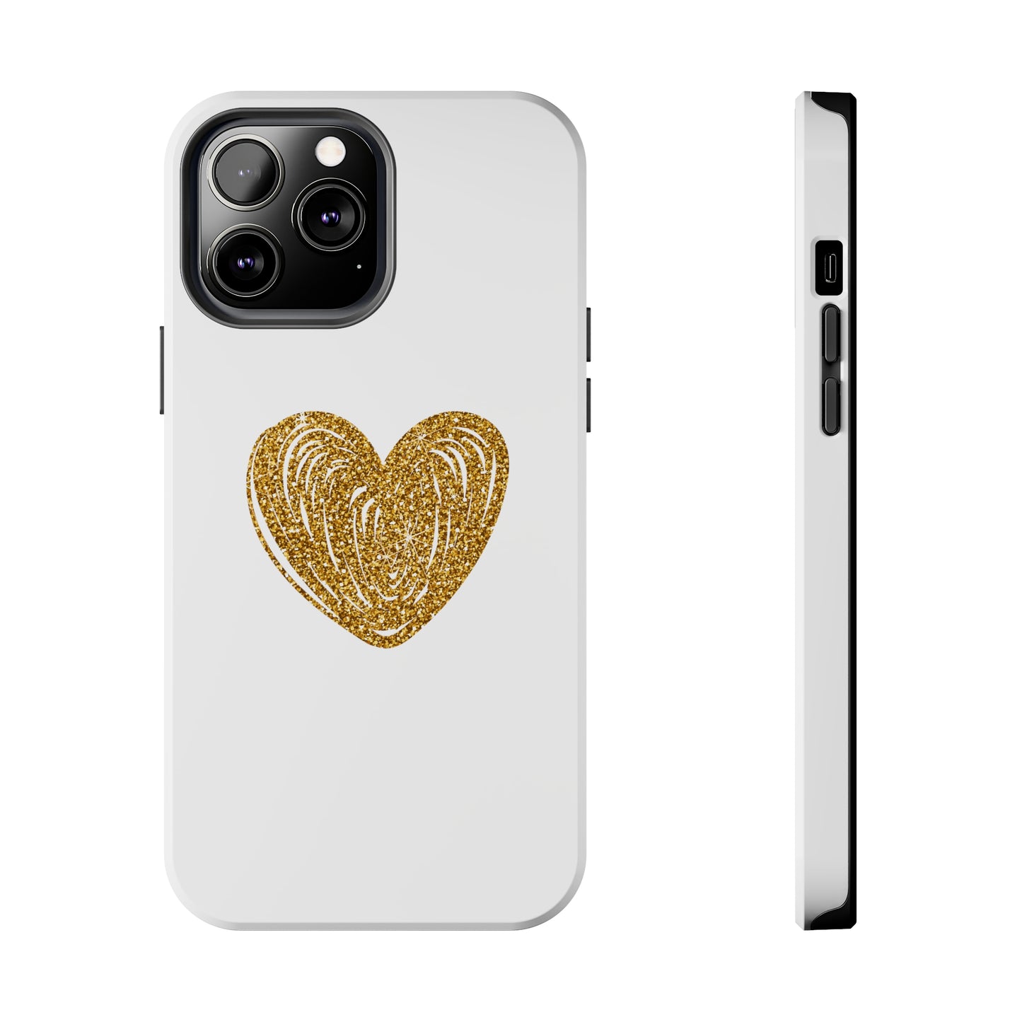 Golden Heart Phone Case
