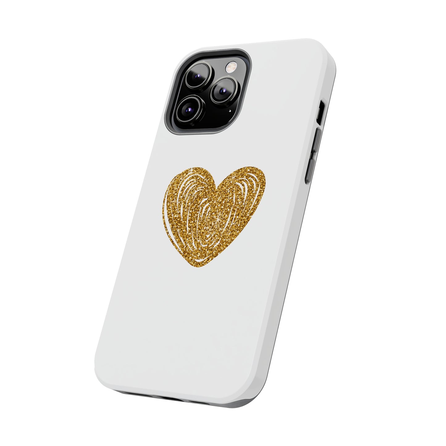 Golden Heart Phone Case