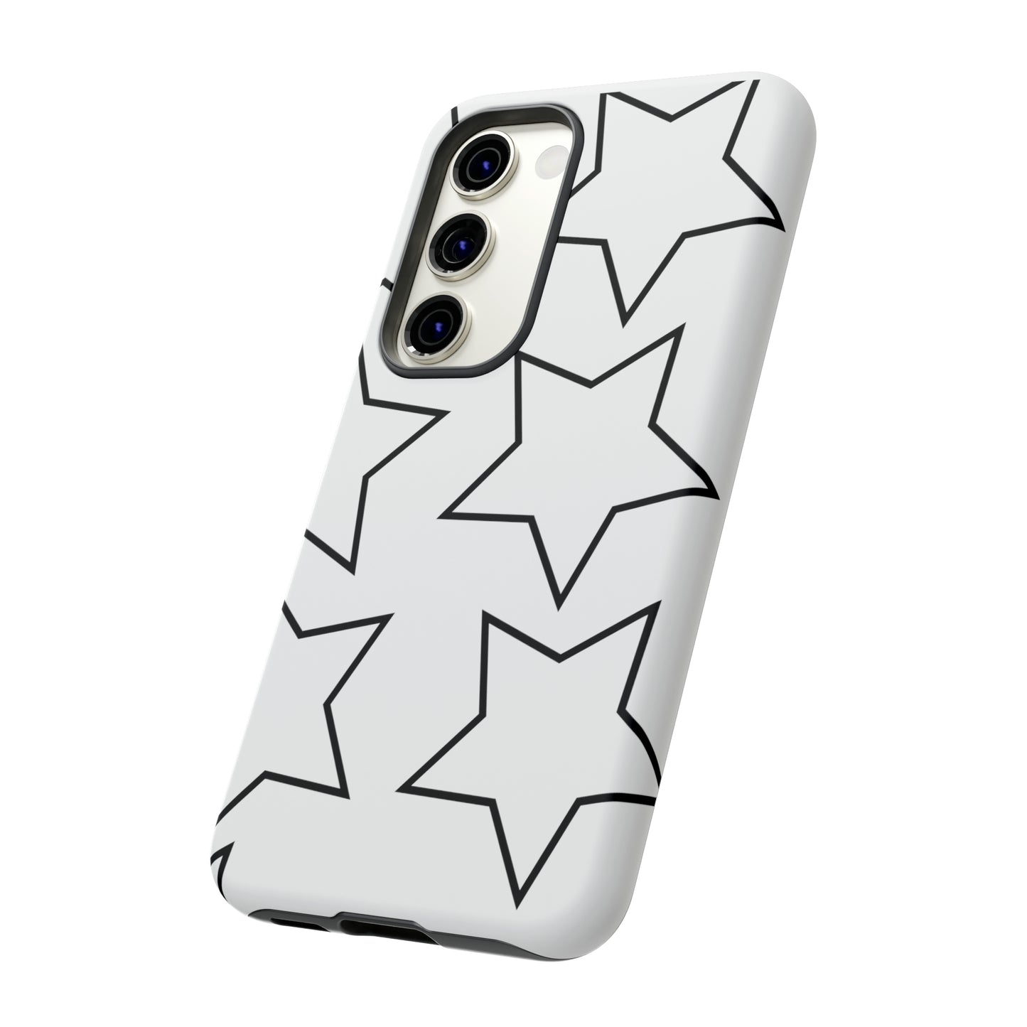 White Big Stars Case