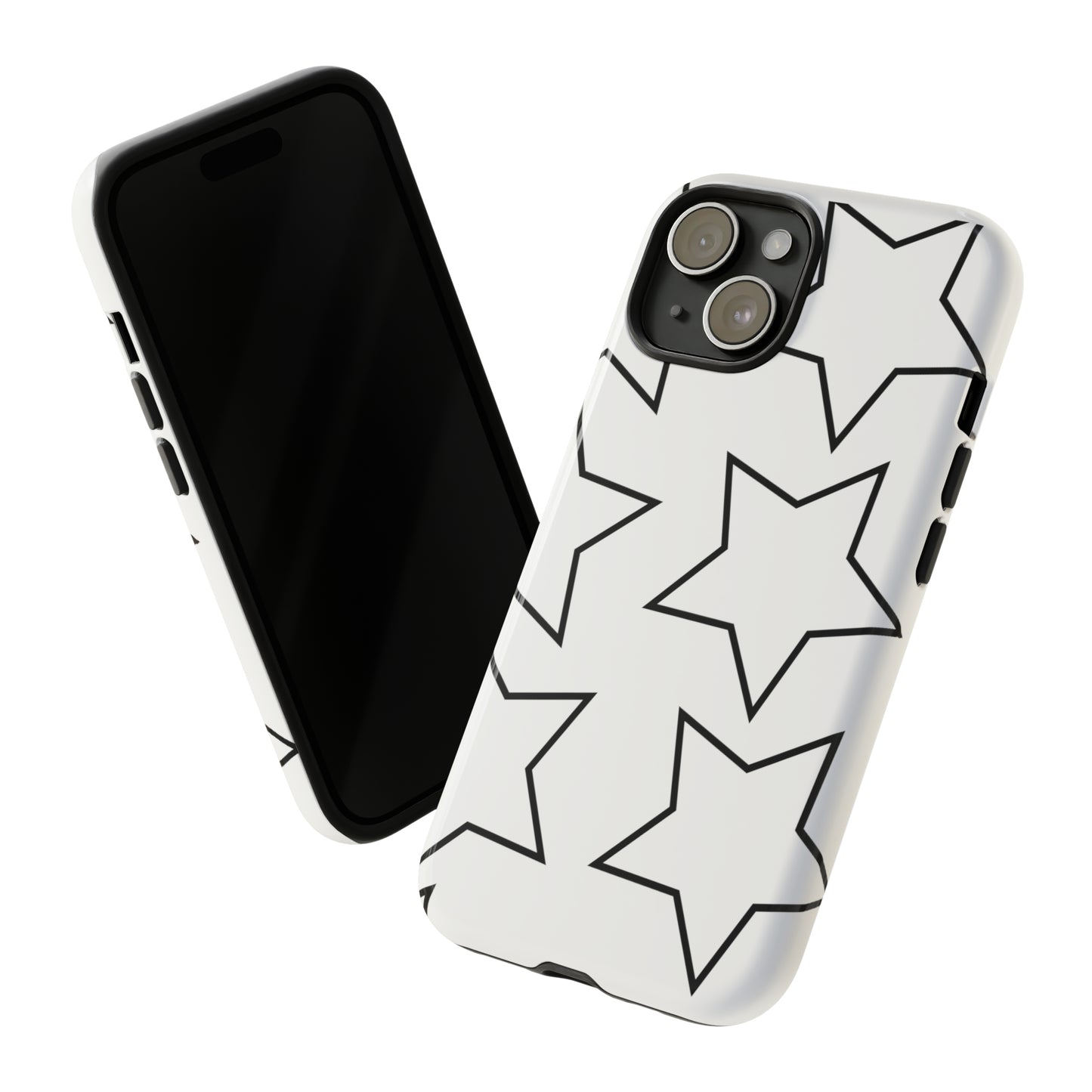 White Big Stars Case