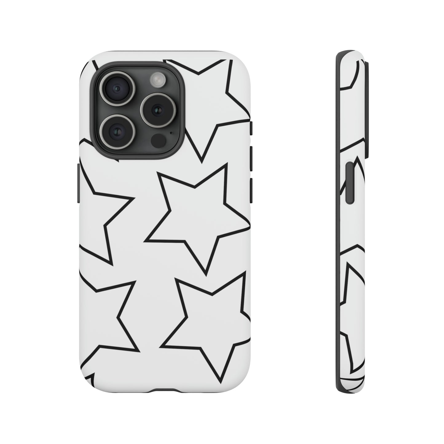 White Big Stars Case