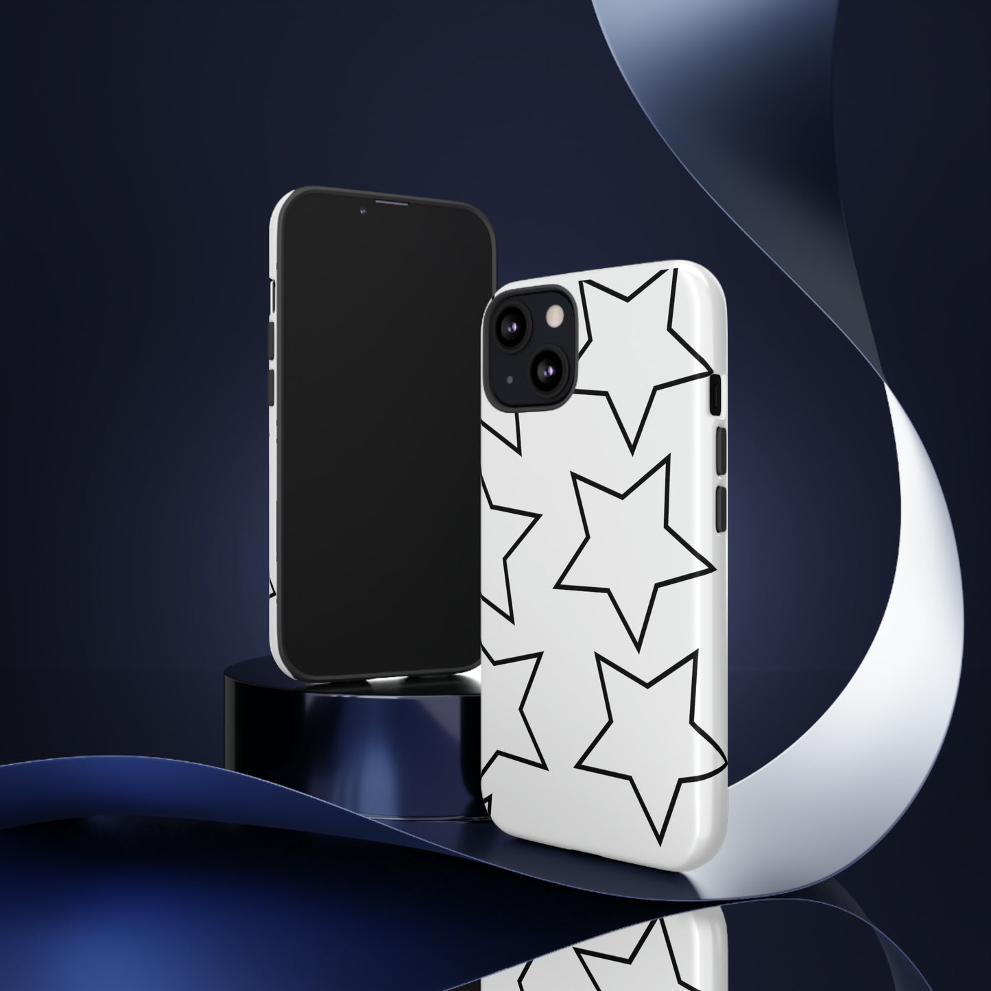 White Big Stars Case