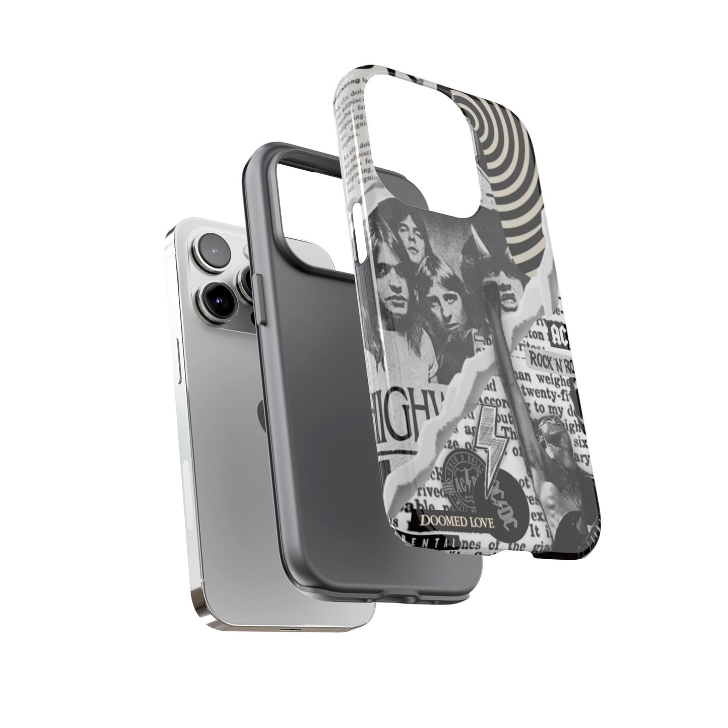 Rock Band Phone Case | Tough Cases, AC/DC Design, Music Lover Gift, Unique Phone Accessory, Birthday Present