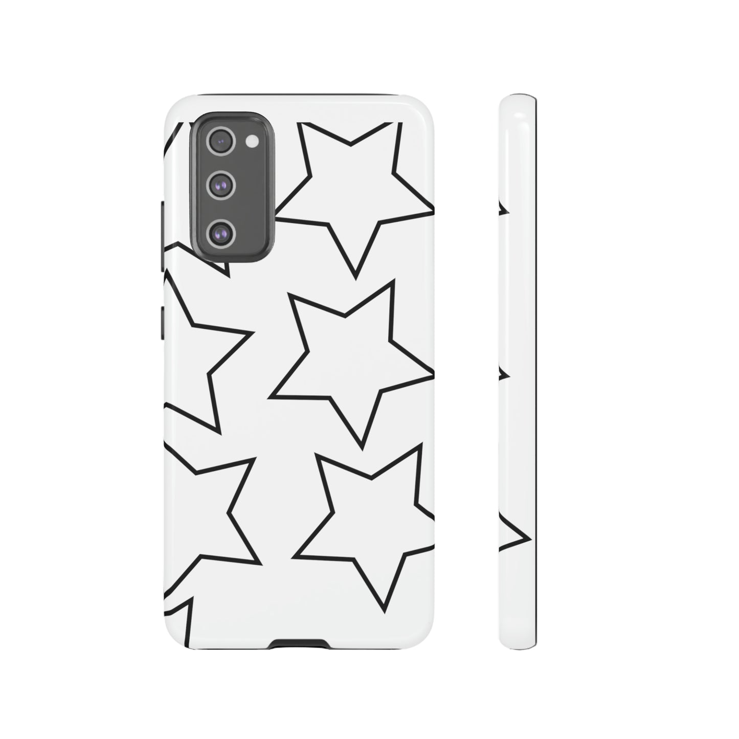White Big Stars Case