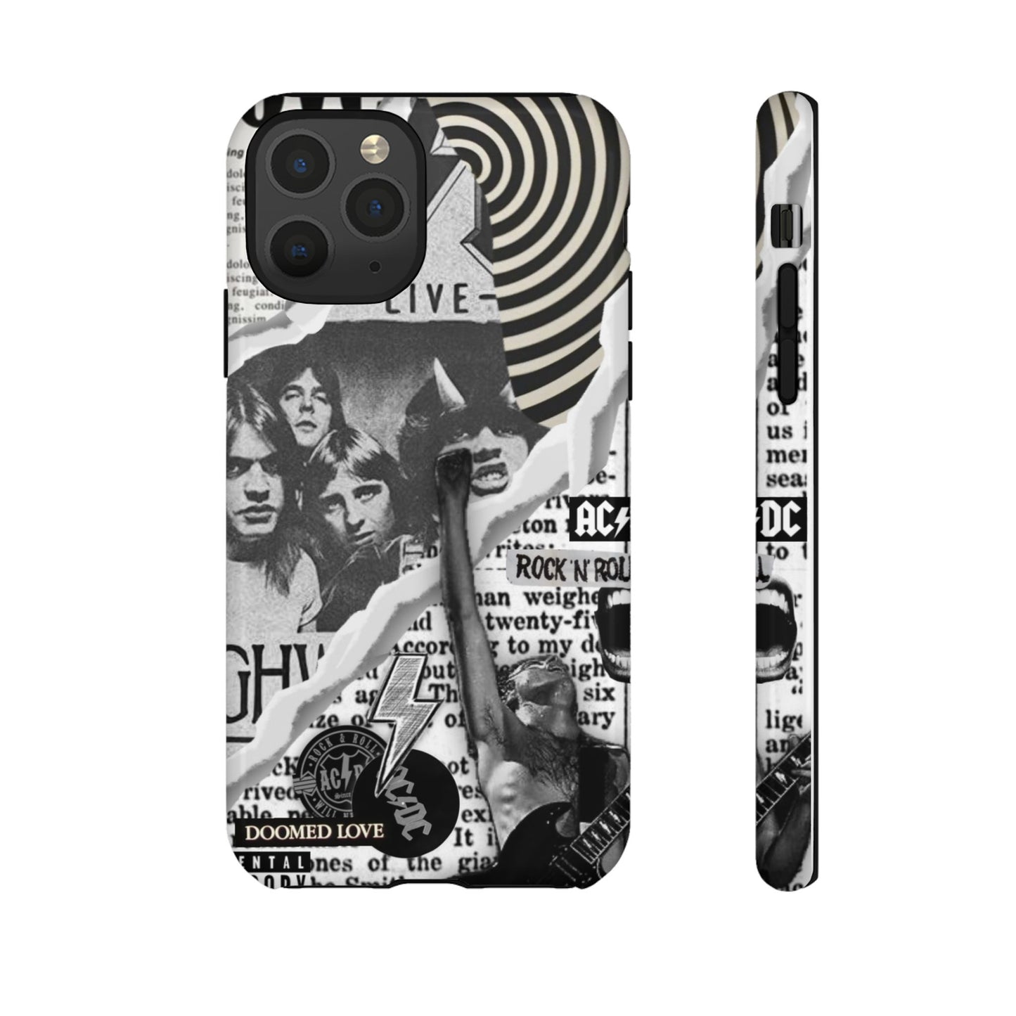 Rock Band Phone Case | Tough Cases, AC/DC Design, Music Lover Gift, Unique Phone Accessory, Birthday Present
