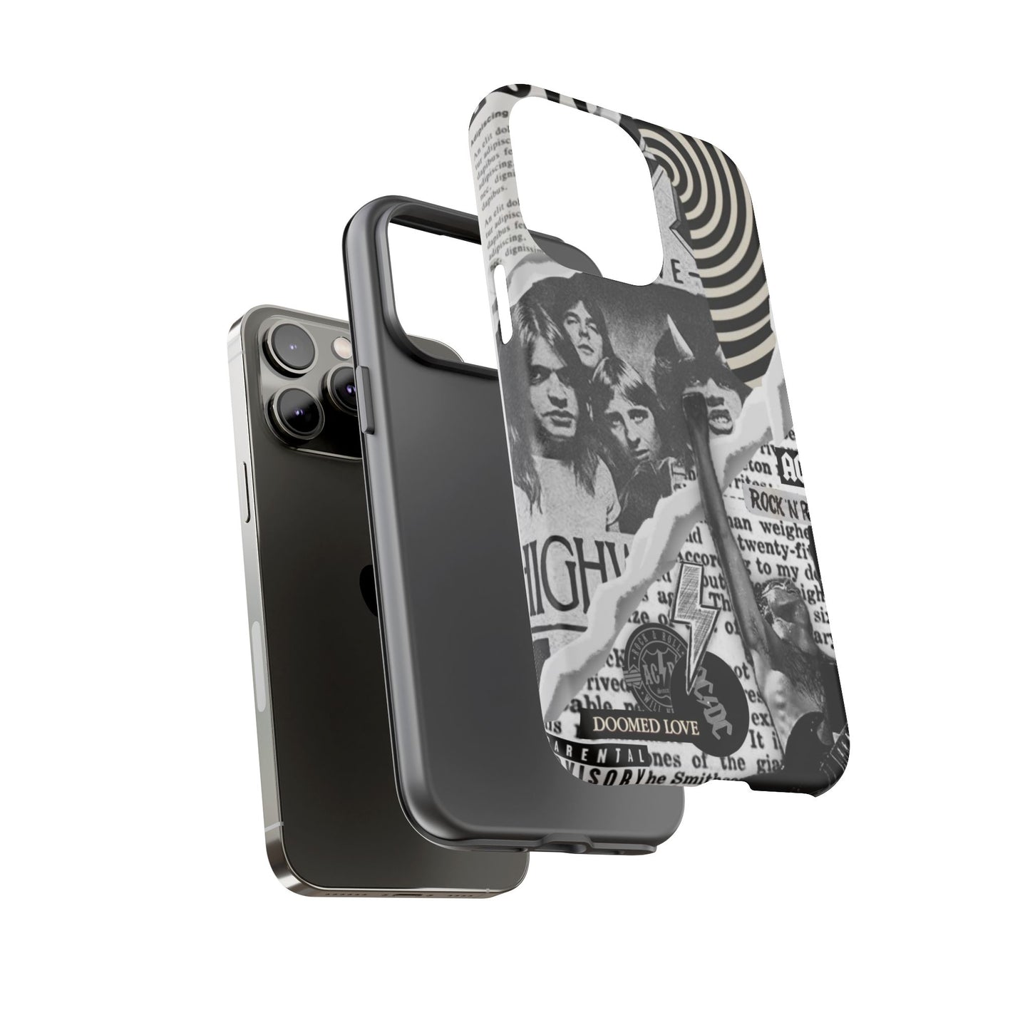 Rock Band Phone Case | Tough Cases, AC/DC Design, Music Lover Gift, Unique Phone Accessory, Birthday Present