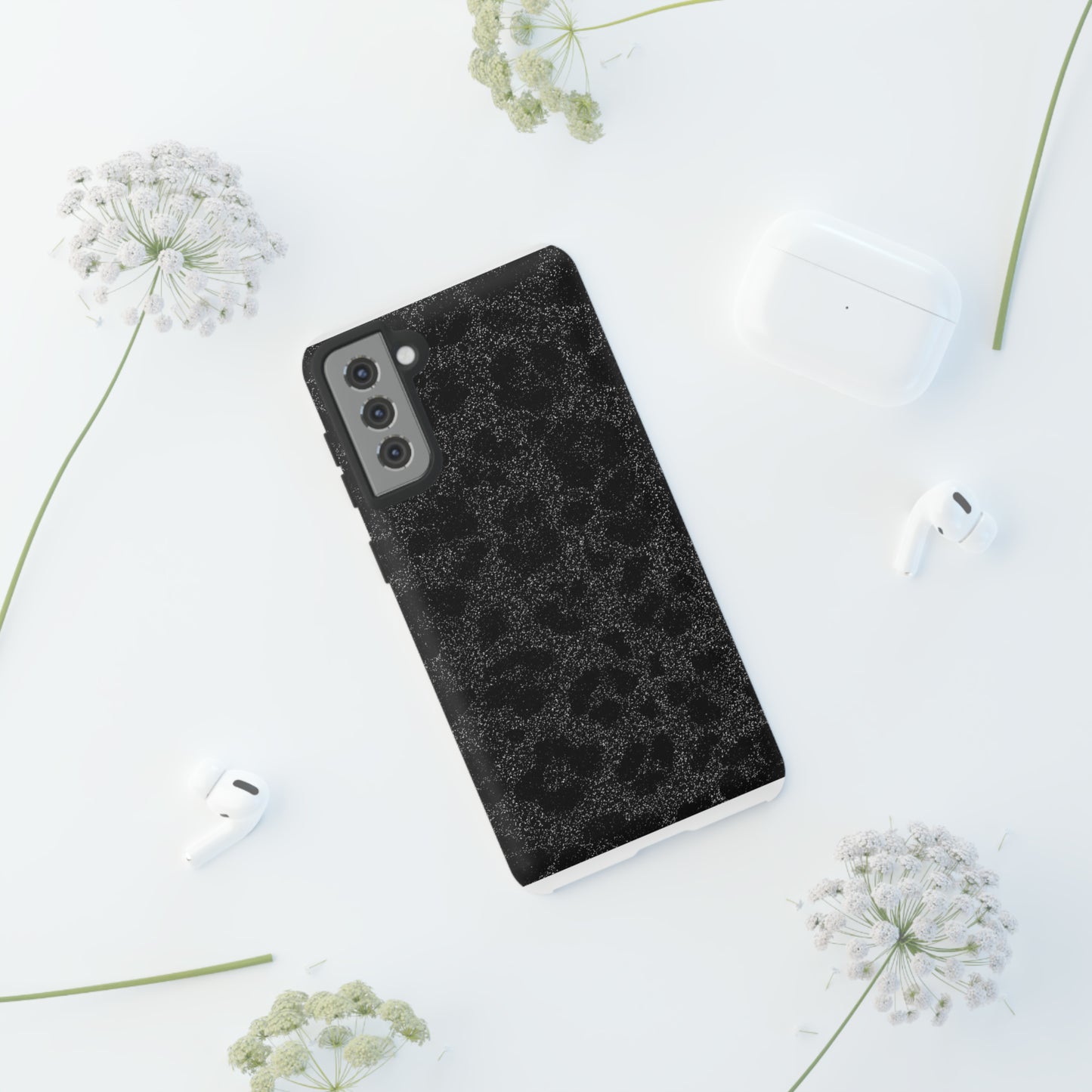 Black Leopard Print Case