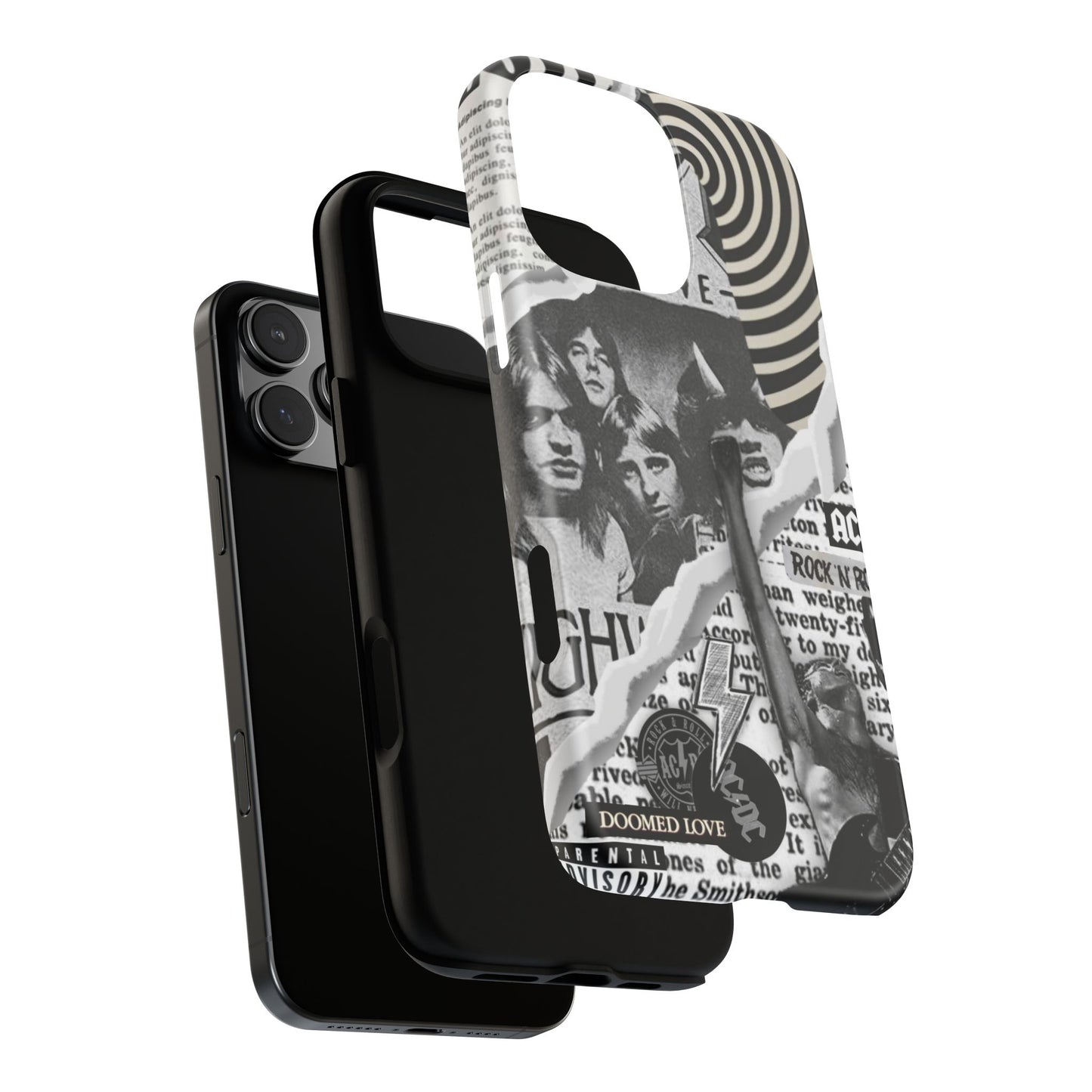 Rock Band Phone Case | Tough Cases, AC/DC Design, Music Lover Gift, Unique Phone Accessory, Birthday Present